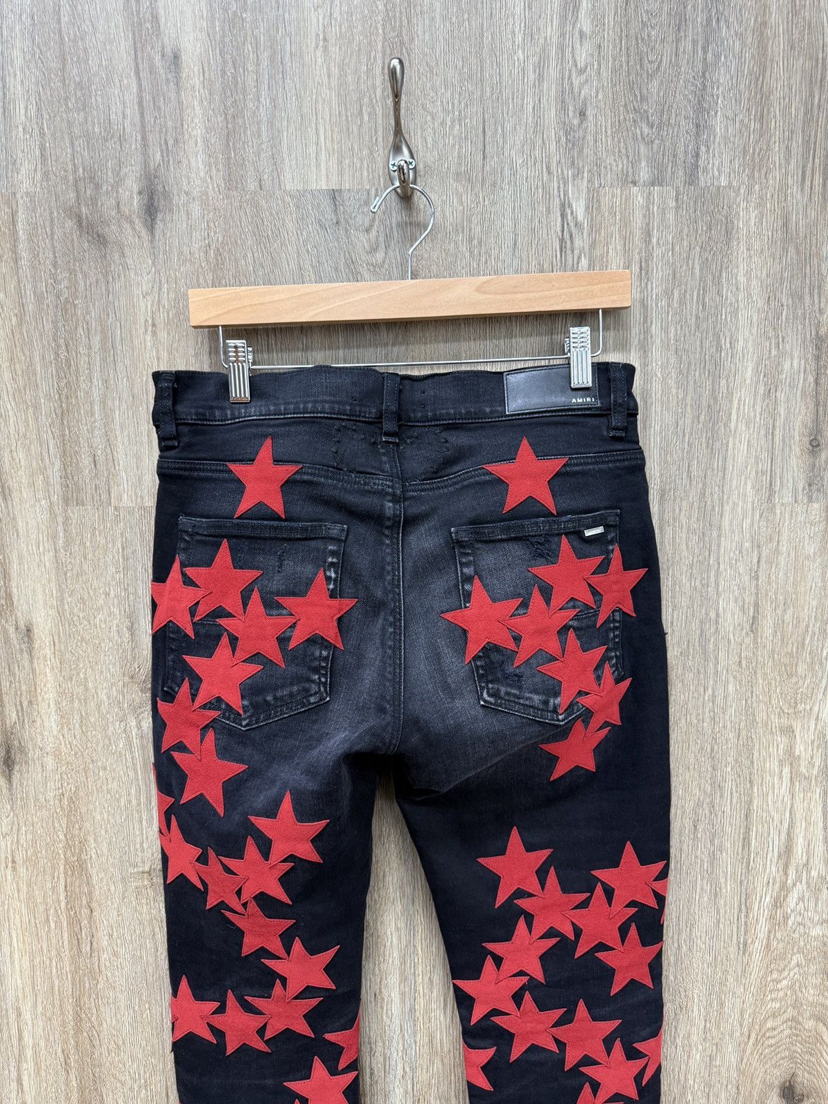 Amiri Amiri Chemist Red Star Denim Jeans Size US 31 - 7 Thumbnail