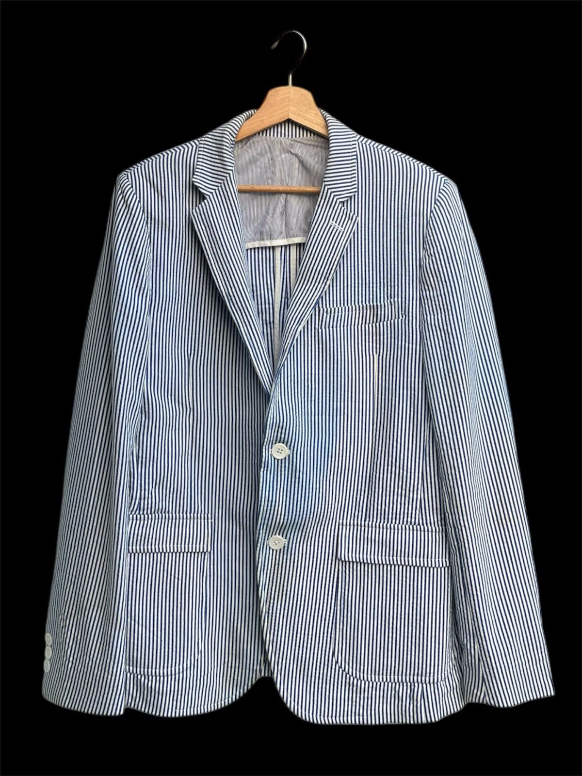 Band Of Outsiders Band of Outsiders Stripes Blazer Jacket Made in Italy Size US M / EU 48-50 / 2 - 1 Thumbnail