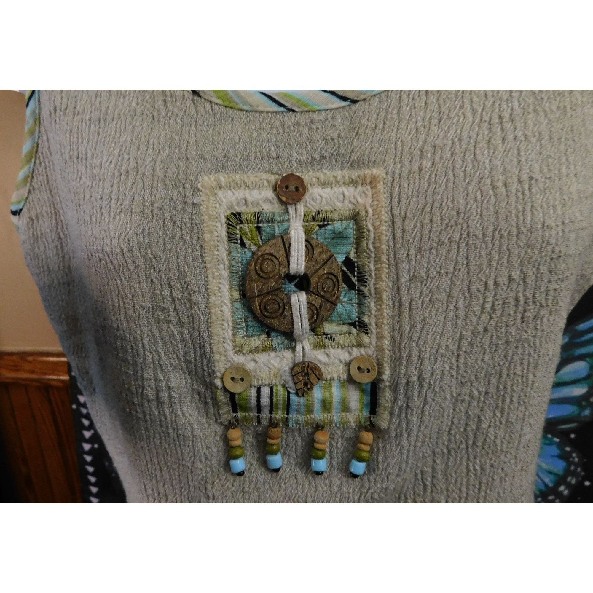 Other Vintage Nancy Bolen Petites For City Girl Rustic 80s Top Size M / US 6-8 / IT 42-44 - 3 Thumbnail