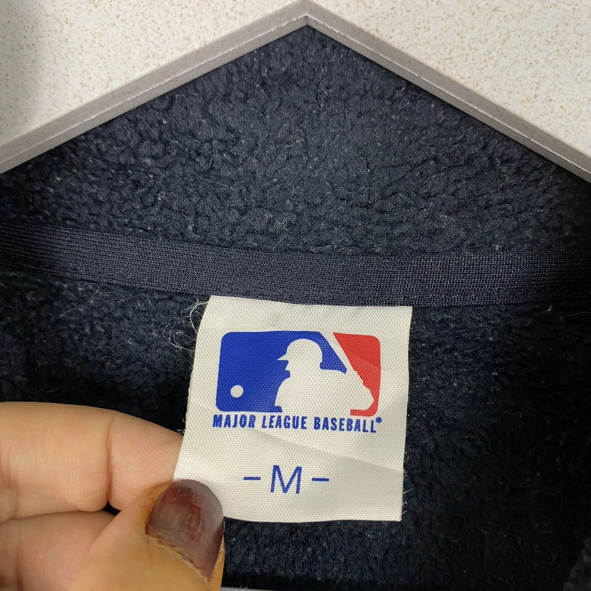 MLB × New York Yankees 💥MLB NY YANKEES FLEECE BIG LOGO HALFZIP SWEATER Size US M / EU 48-50 / 2 - 10 Thumbnail