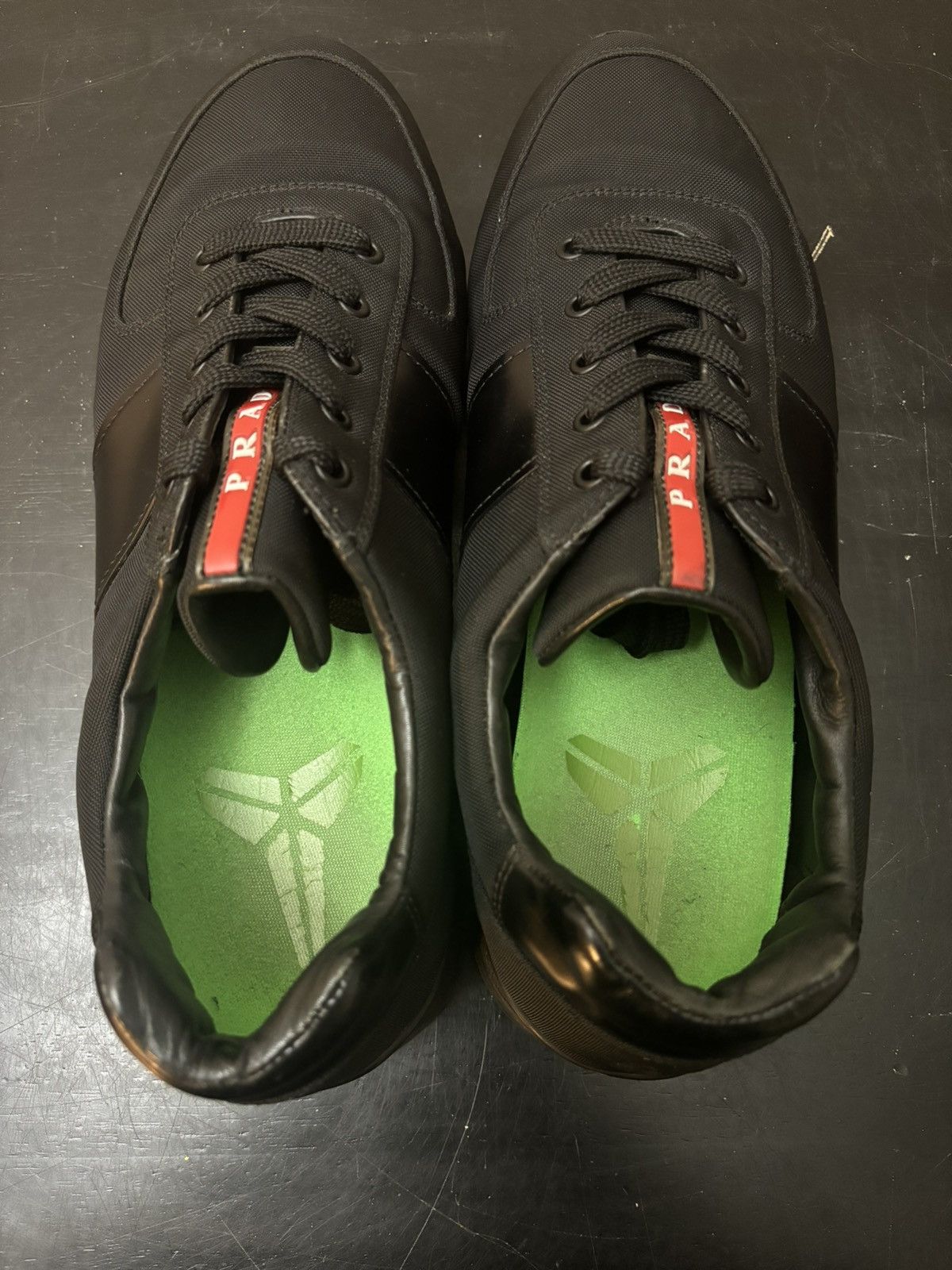 Prada Prada Match Race Re Nylon Leather Sneakers Black Size US 10.5 / EU 43-44 - 7 Thumbnail