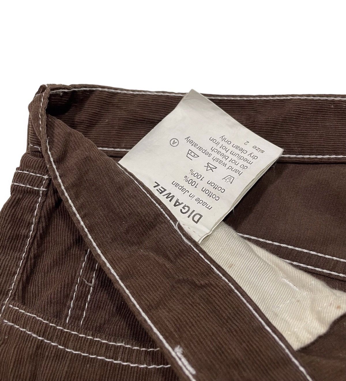 DIGAWEL Stitch Corduroy Pants Size US 32 / EU 48 - 6 Thumbnail