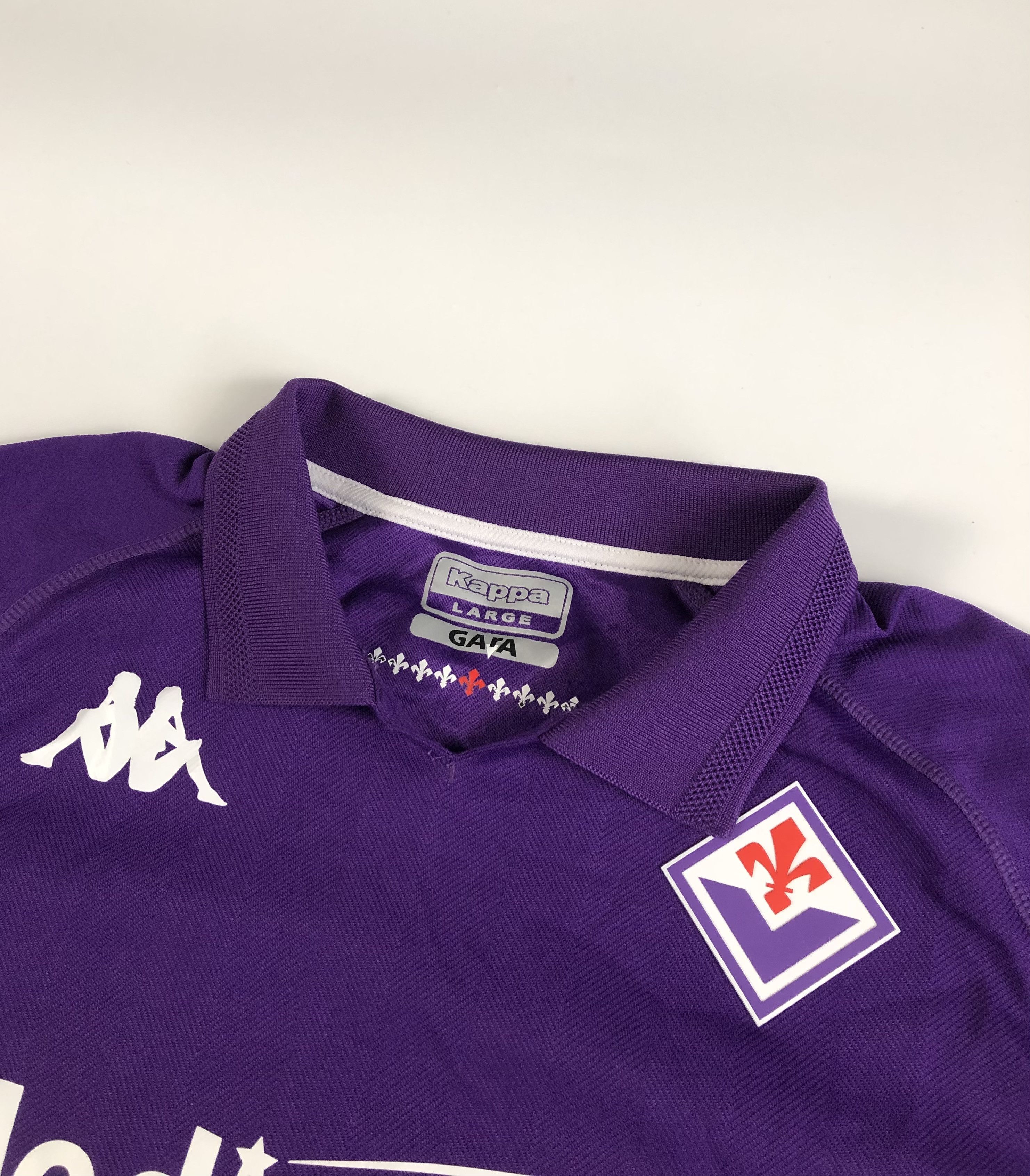 Kappa Kappa Fiorentina 2024-2025 Home Soccer Jersey Size US L / EU 52-54 / 3 - 3 Thumbnail