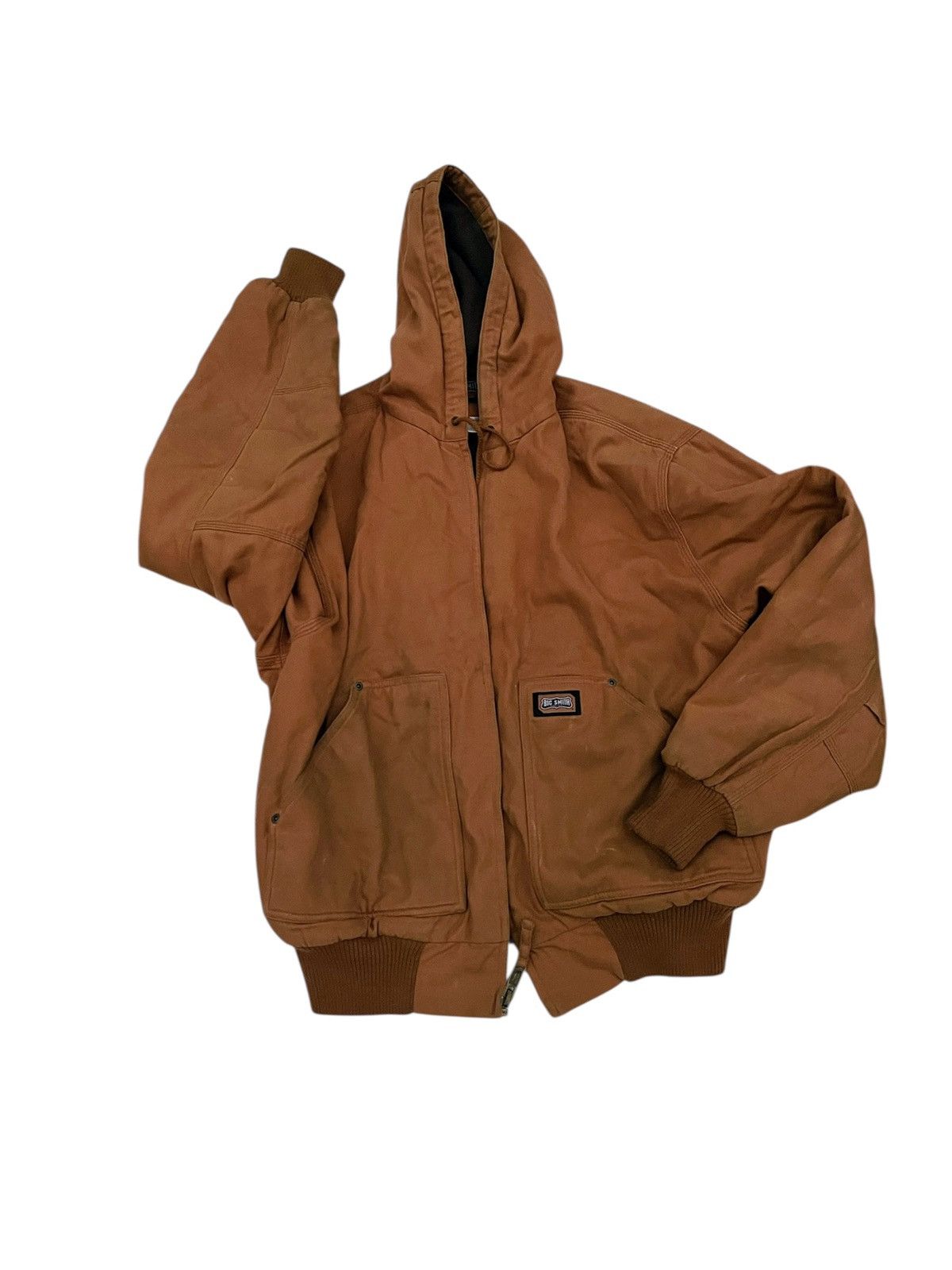 Carhartt Vintage Big Smith Brown Duck Canvas Workwear Zip Up Jacket Size US L / EU 52-54 / 3 - 6 Thumbnail
