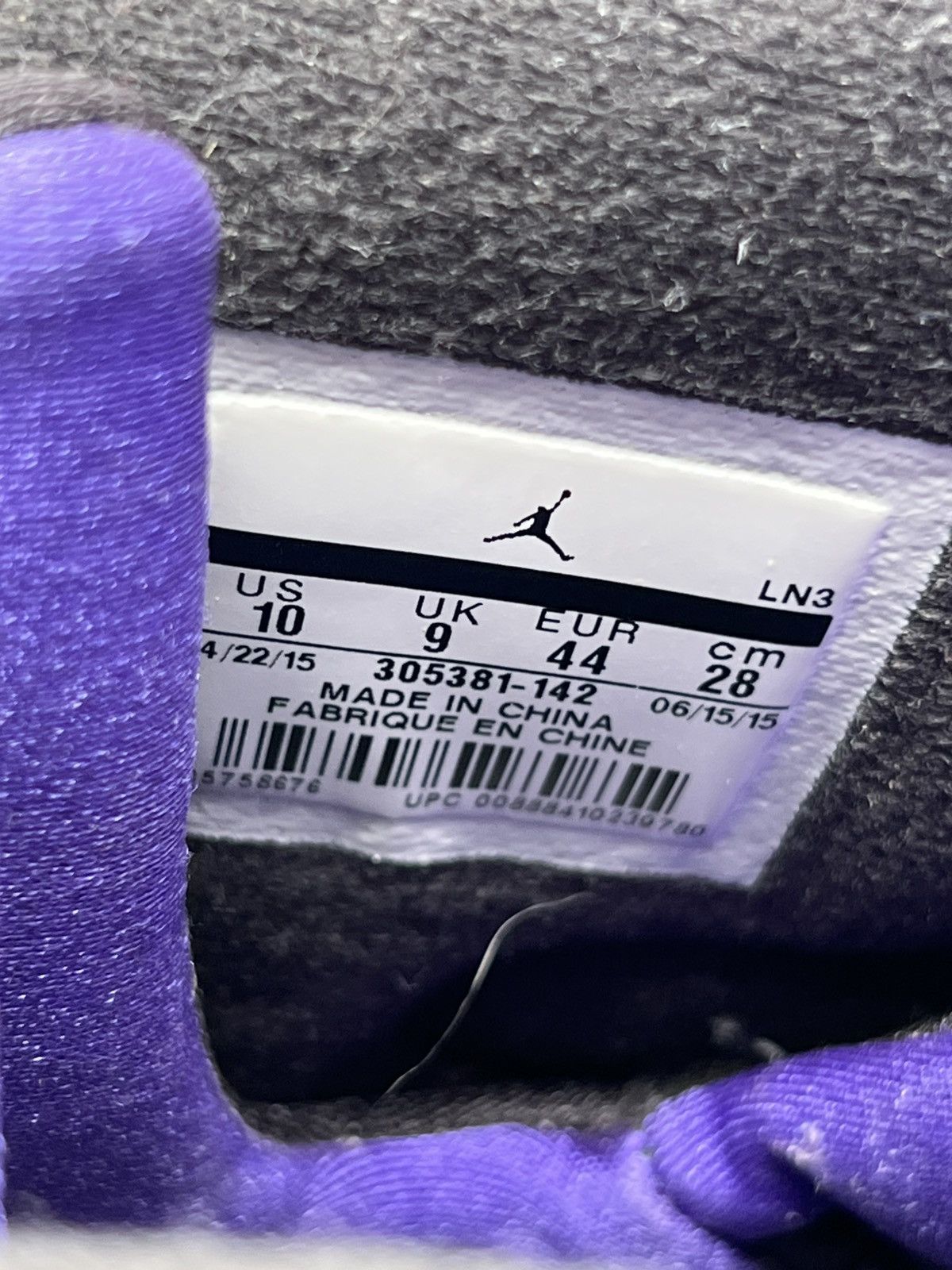 Nike Jordan 8 Retro Three Peat Size US 10 / EU 43 - 8 Thumbnail