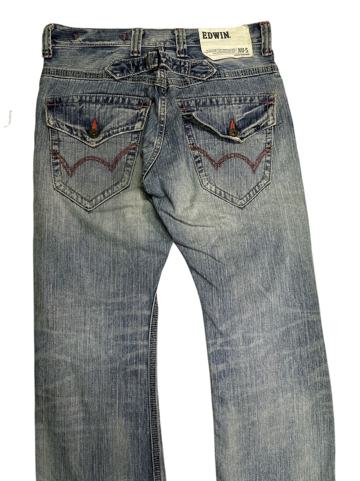 Other Vintage 90s Style Edwin xvs Buckle Back bootcut. Size US 32 / EU 48 - 5 Thumbnail