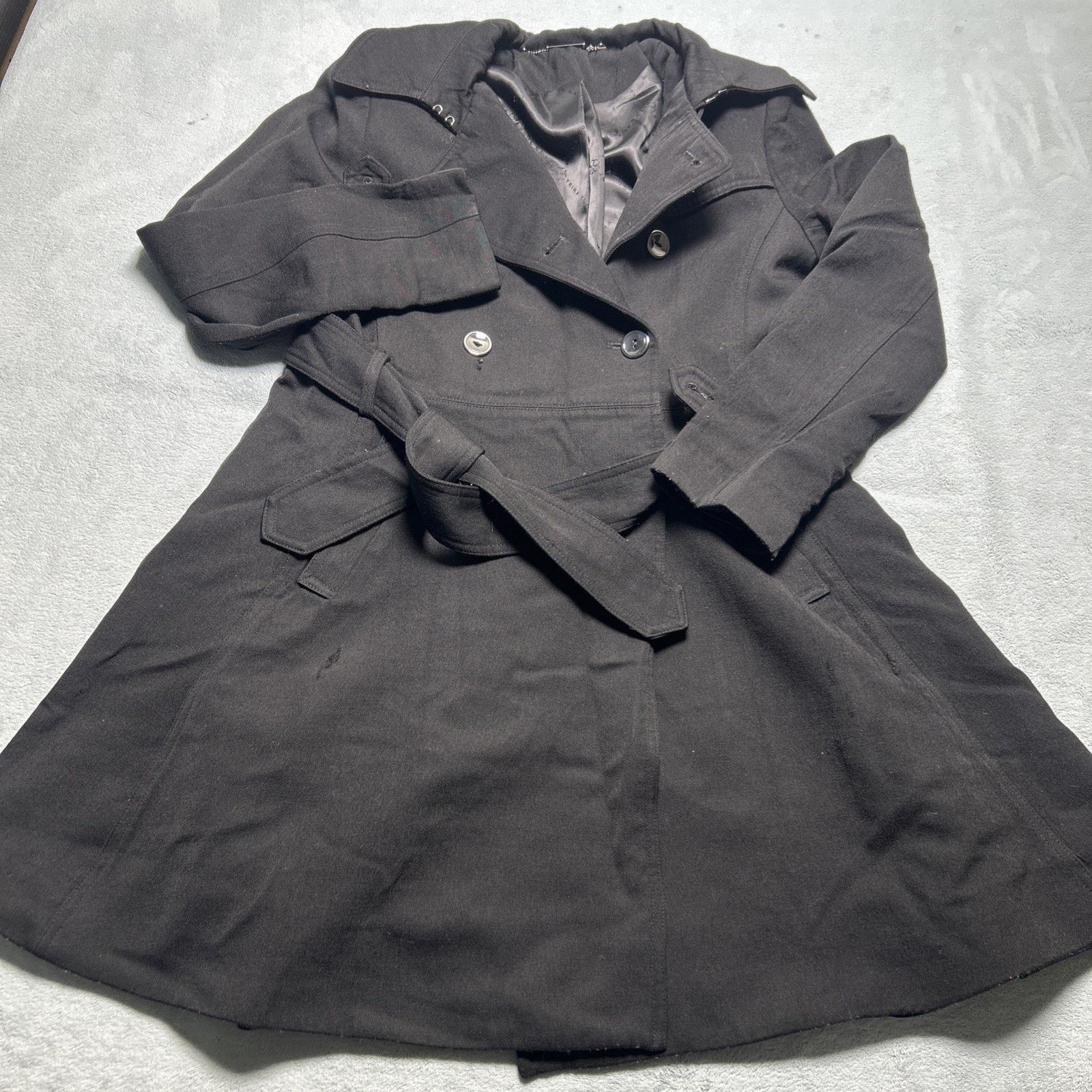 Trina Turk Trina Turk Size 8 Wool Double Breast Pea Coat Blazer Jacket Size M / US 6-8 / IT 42-44 - 6 Thumbnail