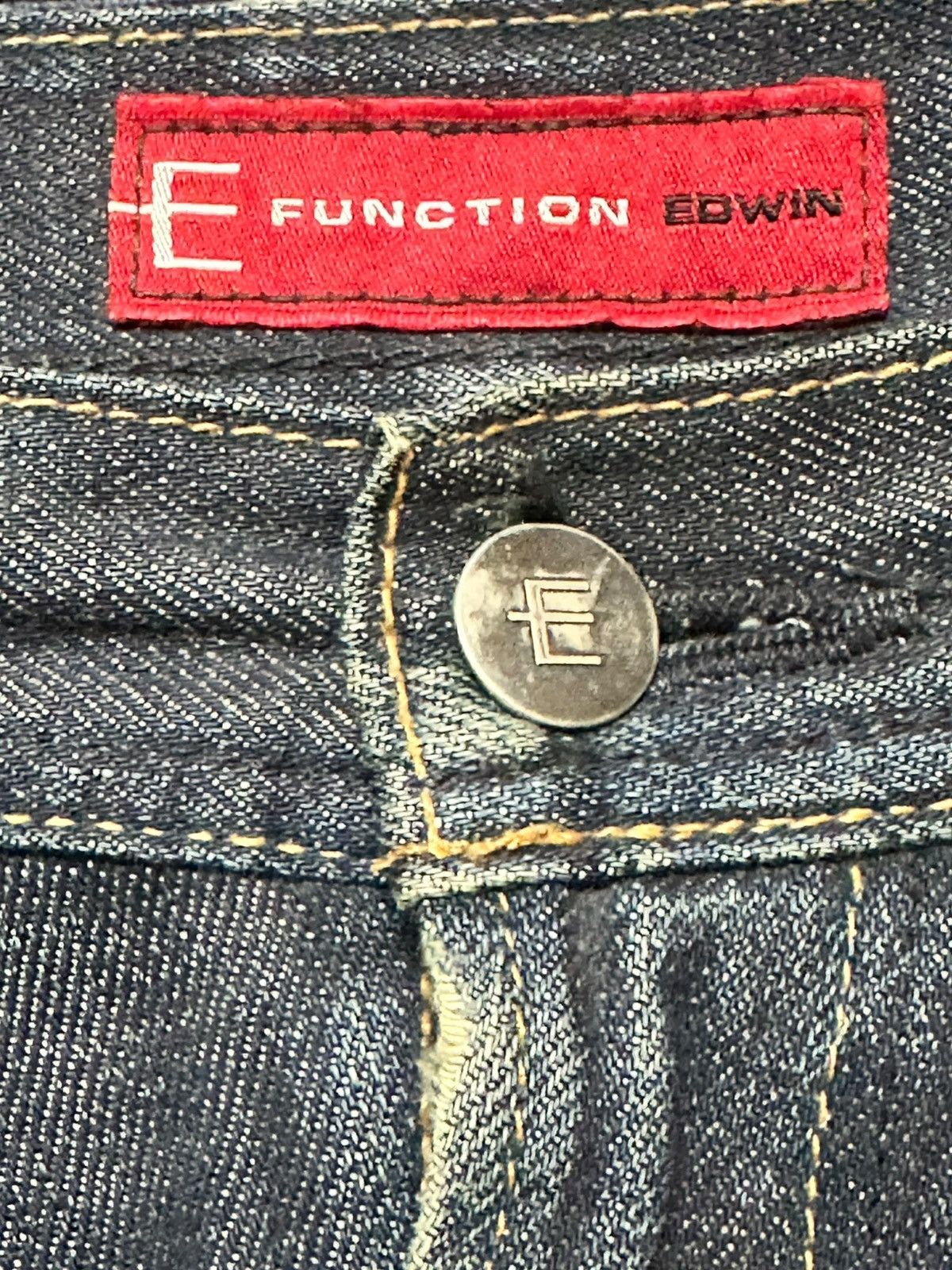 Edwin Vintage E-Function Edwin Curly Mudwash Ripped Denim Size US 30 / EU 46 - 8 Thumbnail