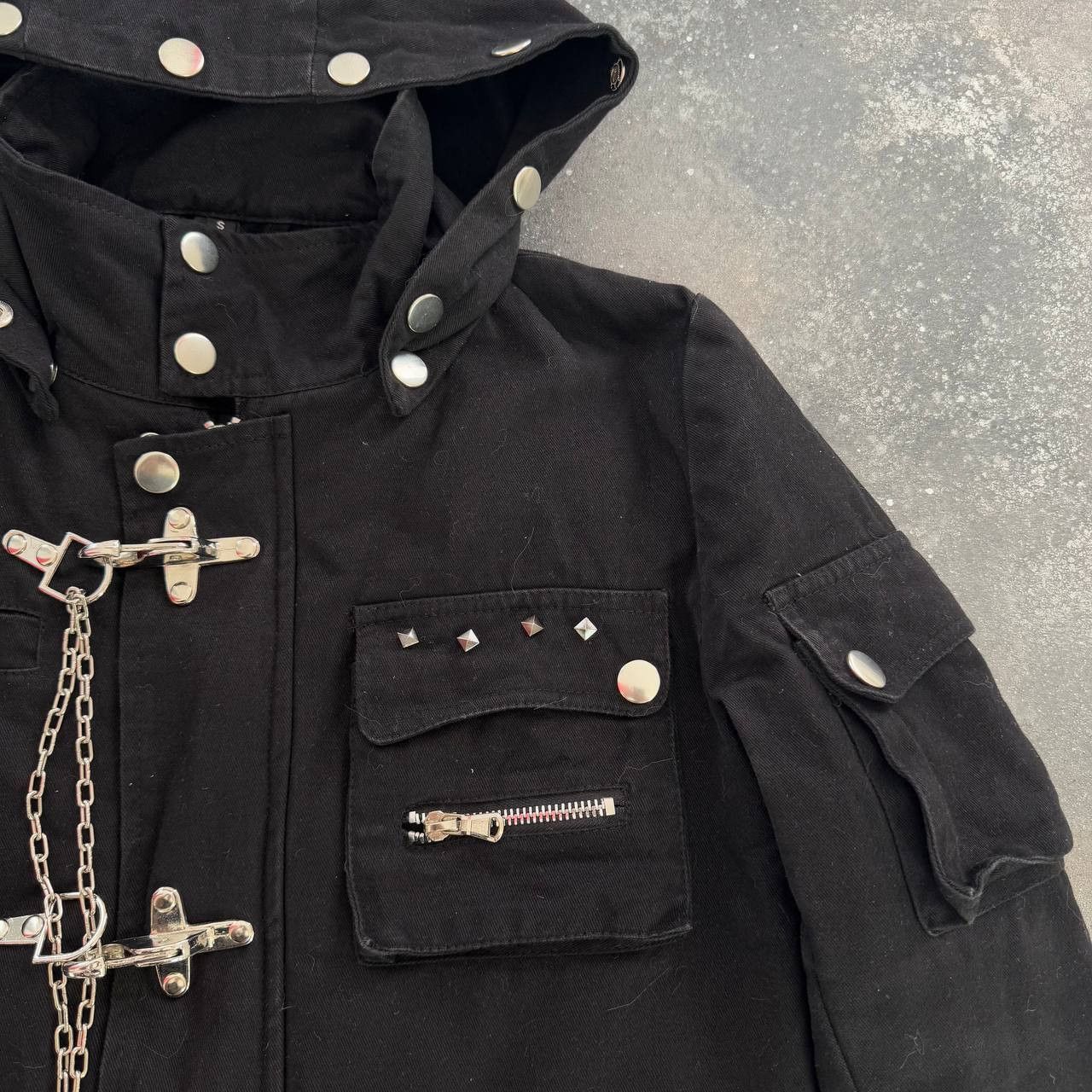 If Six Was Nine Gothicana Chain Details Gothic Punk Unisex Jacket Size US S / EU 44-46 / 1 - 7 Thumbnail