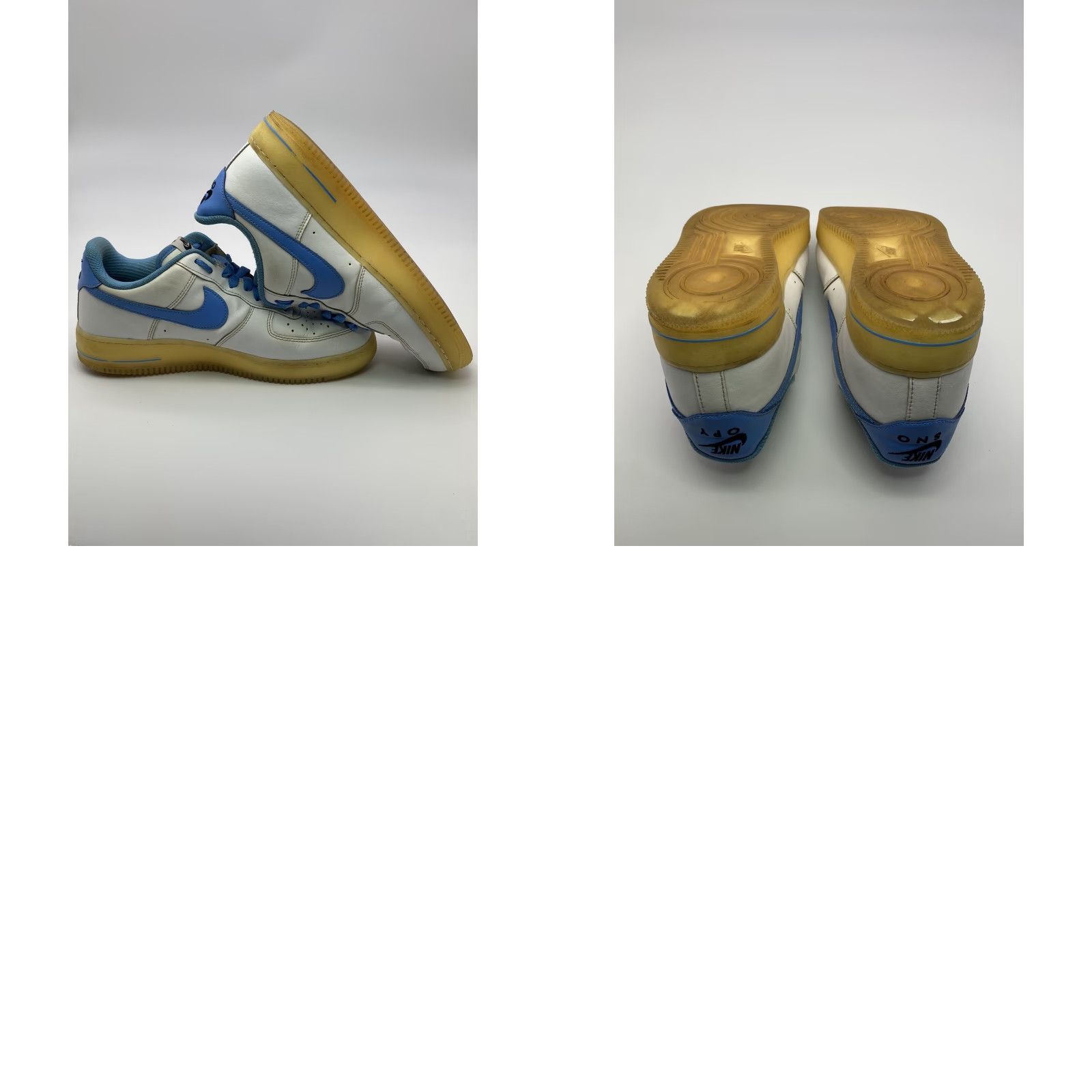 Nike NIKE Air Force 1 Low You By You Sneaker UNC White Gum AQ3778-992 Snoopy 9.5 Womens Leather Low Top Shoes Size US 7 / IT 37 - 8 Thumbnail