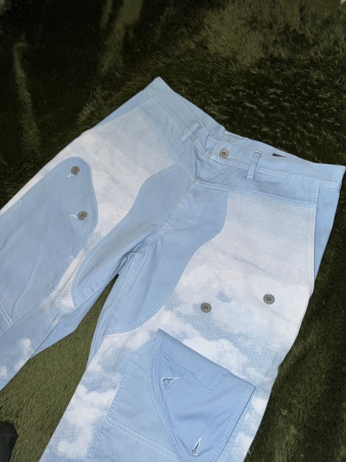 Japanese Brand [XL] Cost per Kilo Painter Pants Washed Snow Blue Size US 34 / EU 50 - 4 Thumbnail