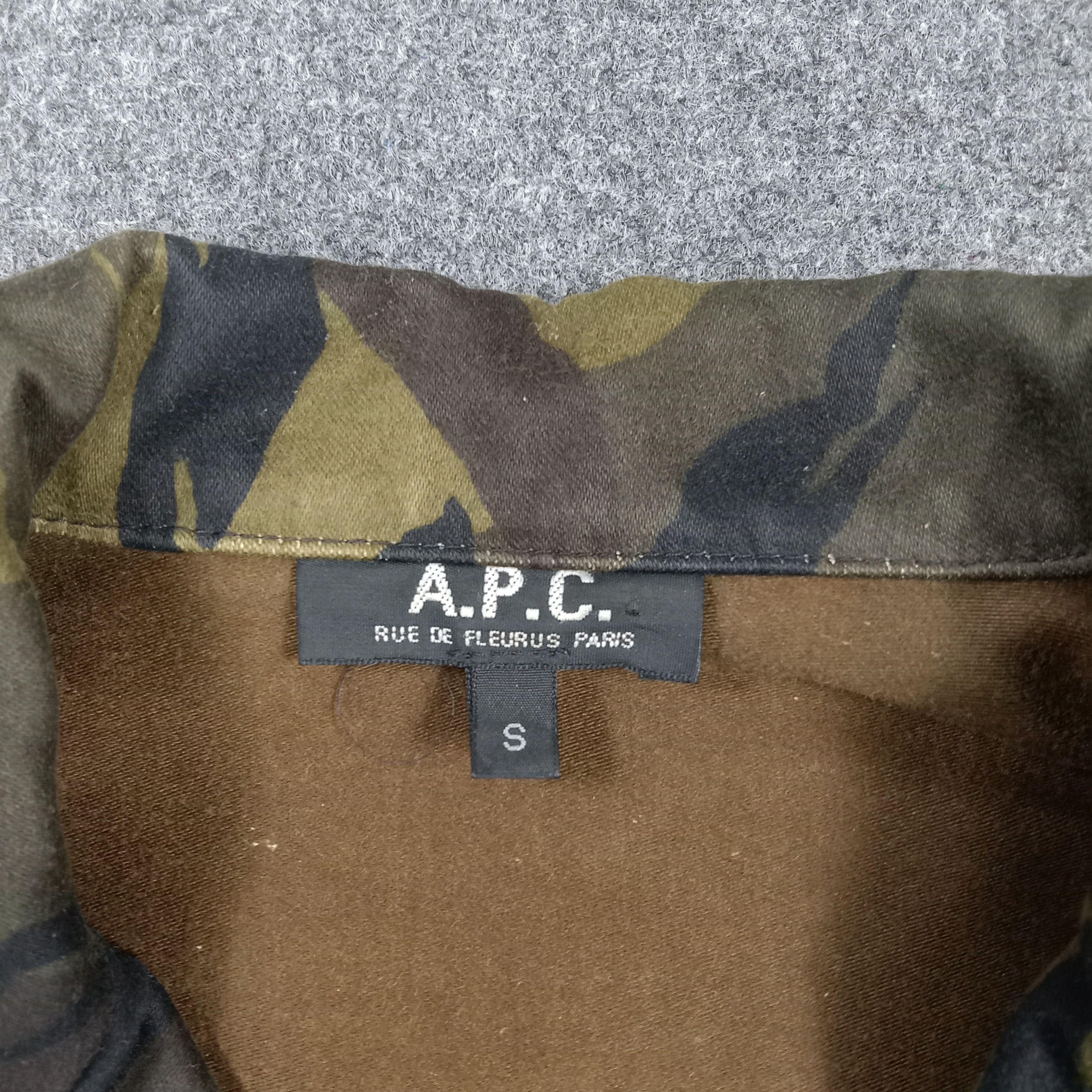 A.P.C. A.P.C. France Military Camo Camouflage Coat Jacket C288N13 Size US XS / EU 42 / 0 - 3 Thumbnail