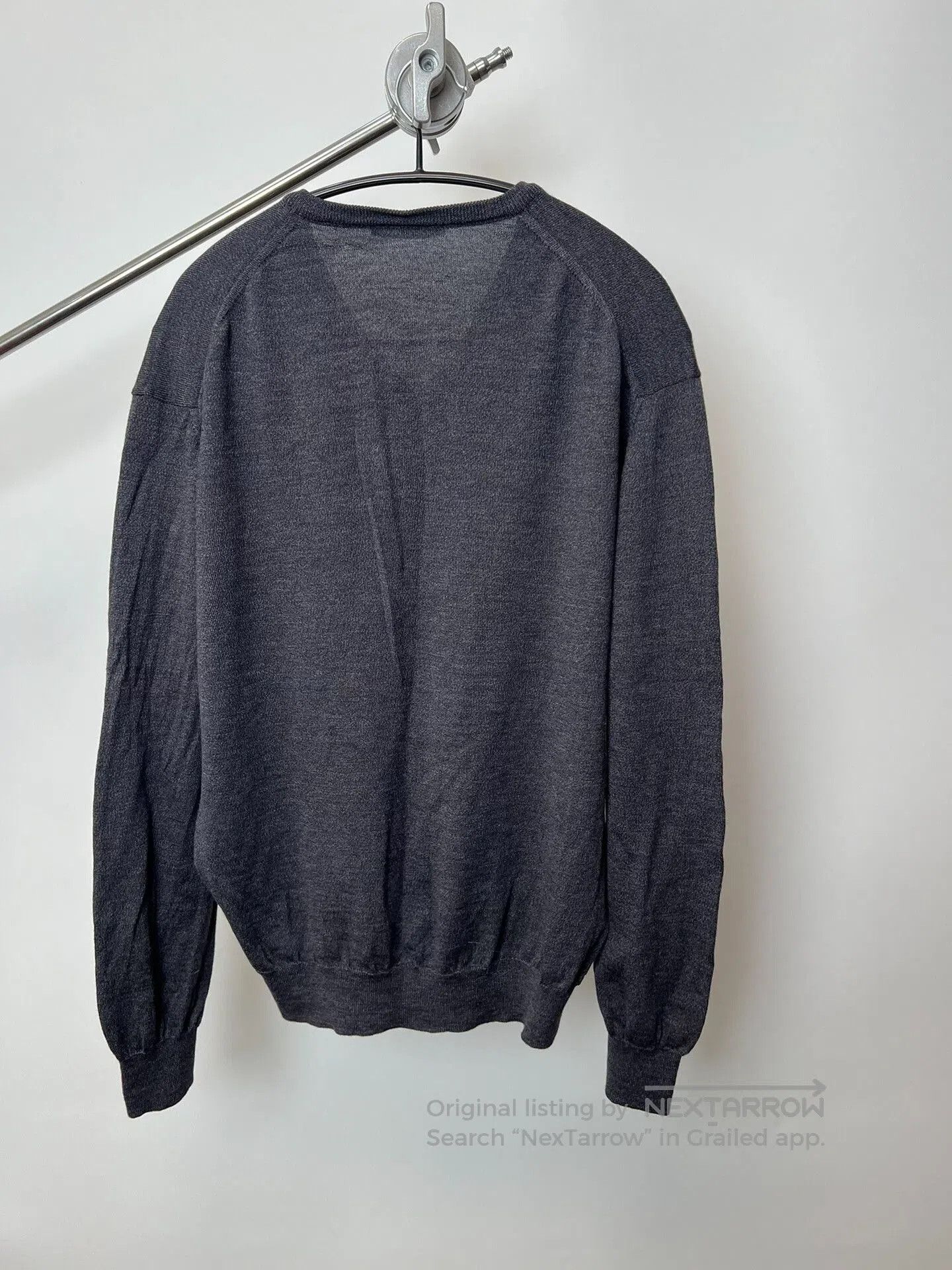 Ermenegildo Zegna Ermenegildo Zegna Wool V-Neck Sweater. Size US L / EU 52-54 / 3 - 5 Thumbnail