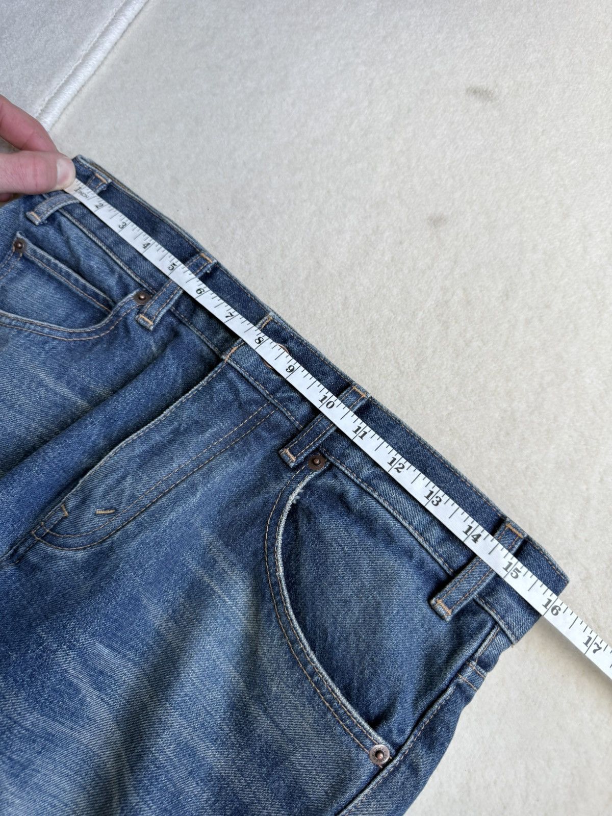 Celine SS24 Grail Celine Marco Union wash Kendrick flares jeans Size US 27 - 7 Thumbnail