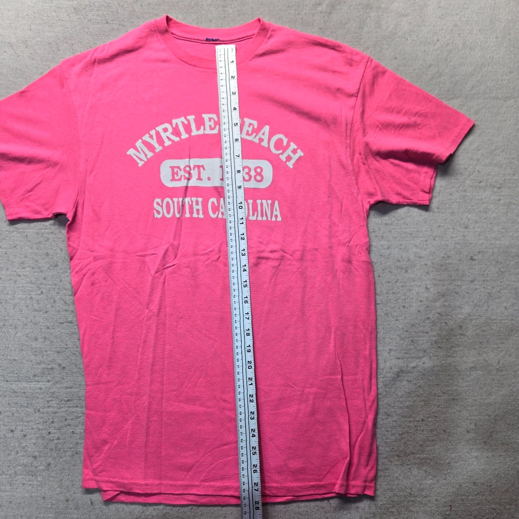Vintage VINTAGE Myrtle Beach South Carolina SC Pink T-Shirt Adult Men's M Size US M / EU 48-50 / 2 - 4 Thumbnail