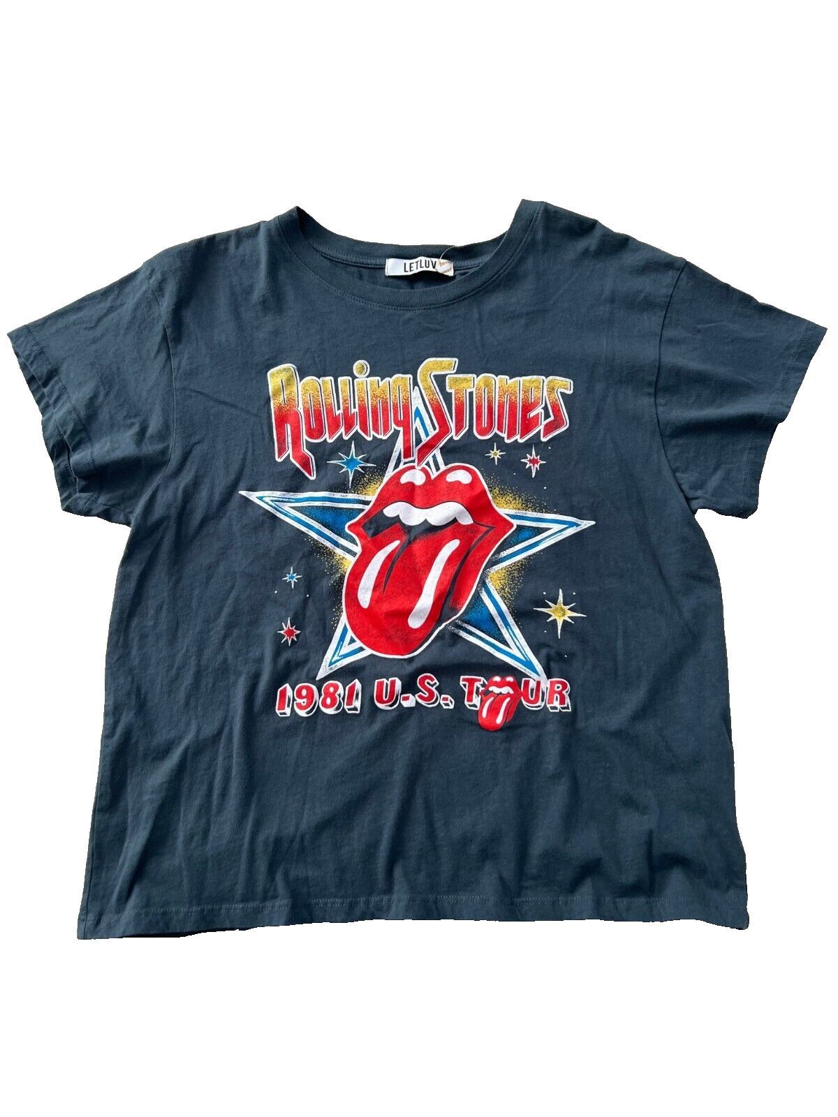 Other Letluv Rolling Stones US Tour 1981 Tee ( L ) Size L / US 10 / IT 46 - 2 Thumbnail