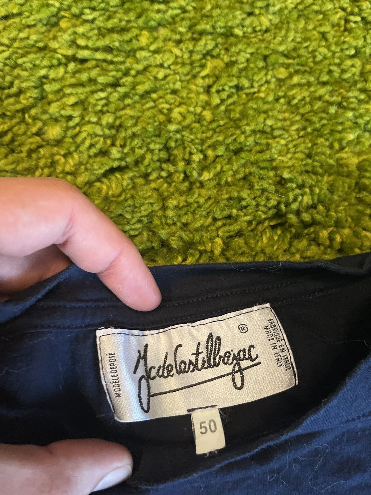 Designer × Jean Charles De Castelbajac × Vintage Jean Charles De Castelbajac 1990s vintage knit logo t-shirt Size US M / EU 48-50 / 2 - 4 Thumbnail