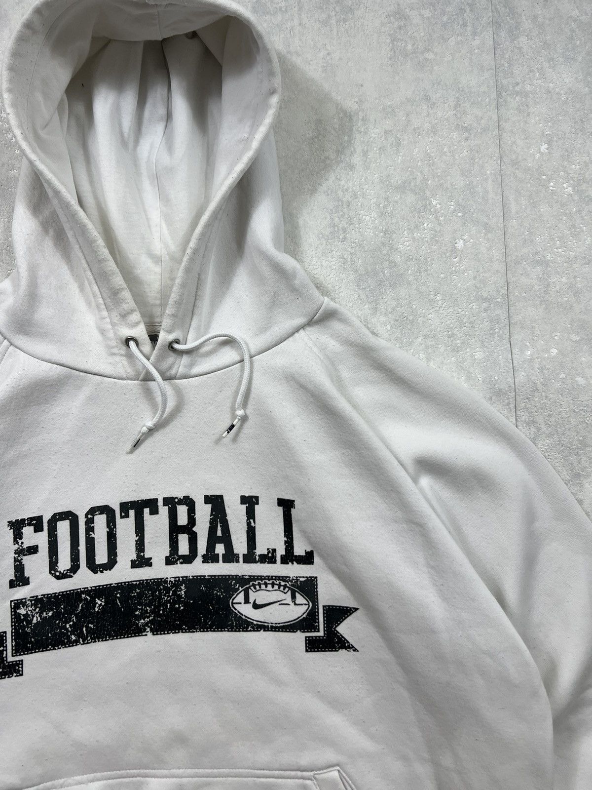 Nike 00’s NIKE AMERICAN FOOTBALL SWOOSH RUGBY LOGO Y2K HOODIE Size US L / EU 52-54 / 3 - 3 Thumbnail