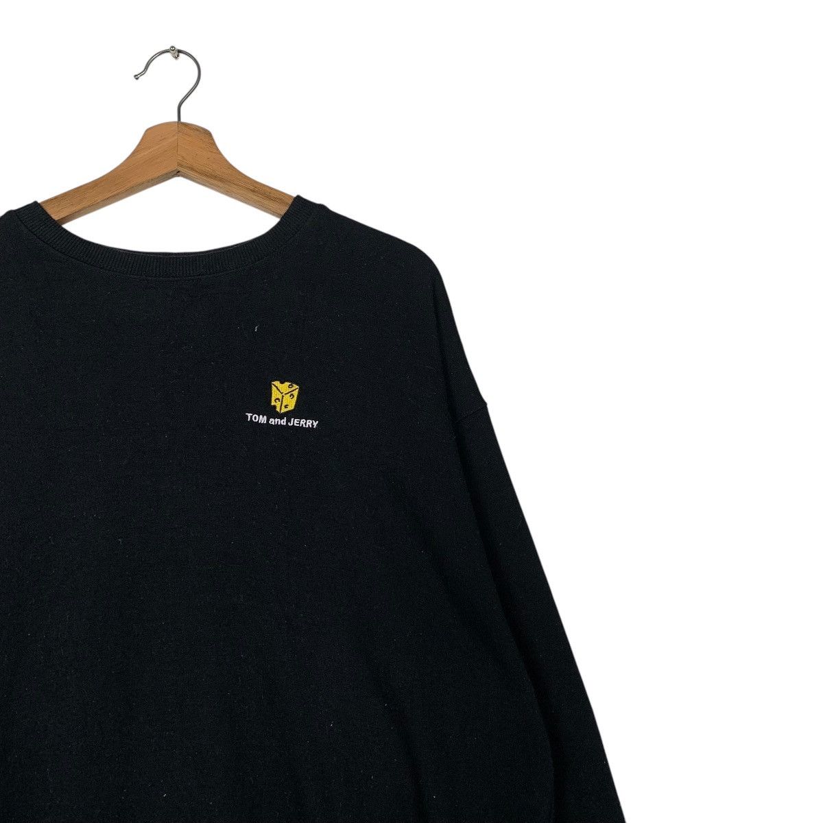 Japanese Brand Tom And Jerry Black Crewneck Sweatshirt Size US L / EU 52-54 / 3 - 6 Thumbnail