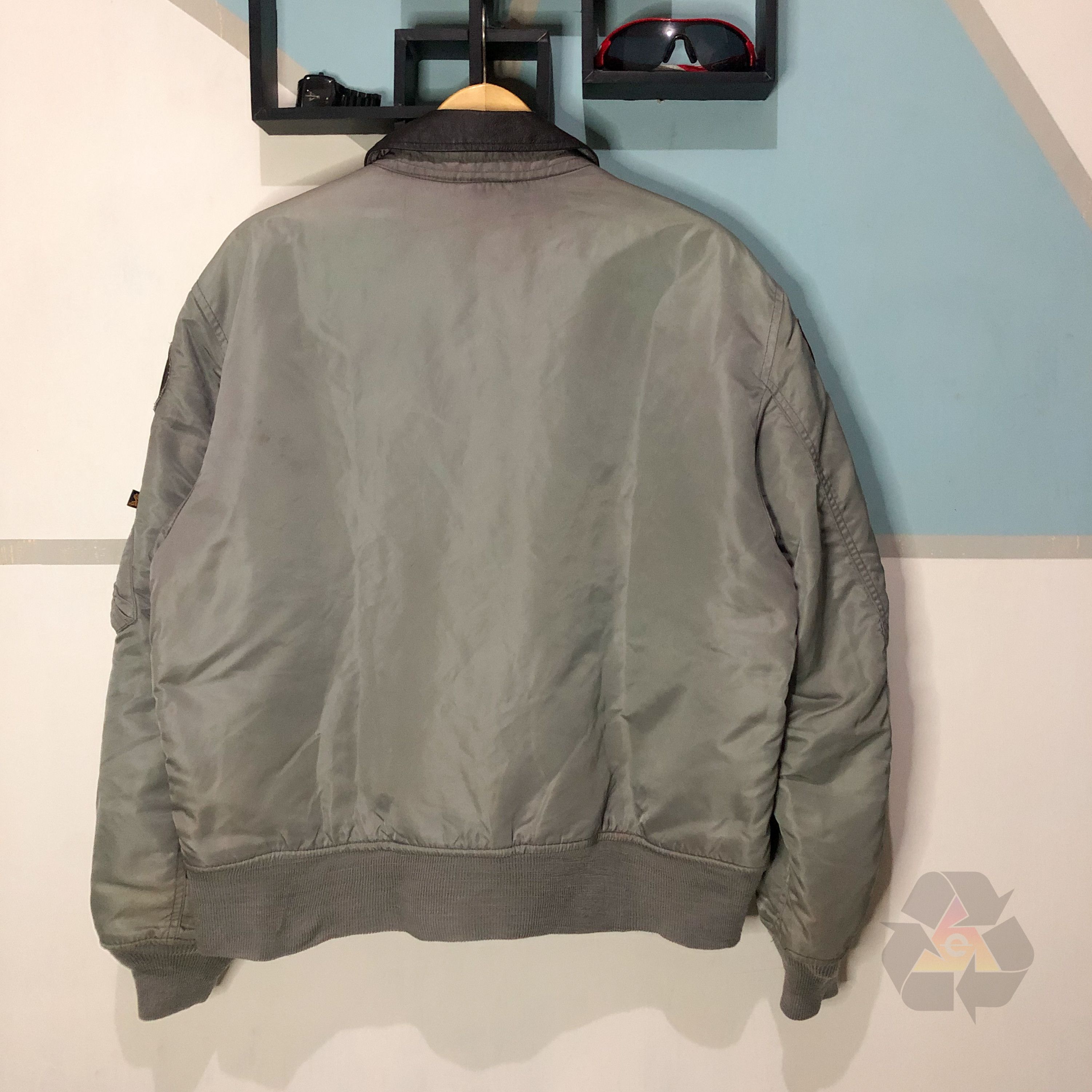 Alpha Industries Vintage 90s Alpha Industries Flayer's FLT45F Mil-J-5062 Size US L / EU 52-54 / 3 - 13 Thumbnail