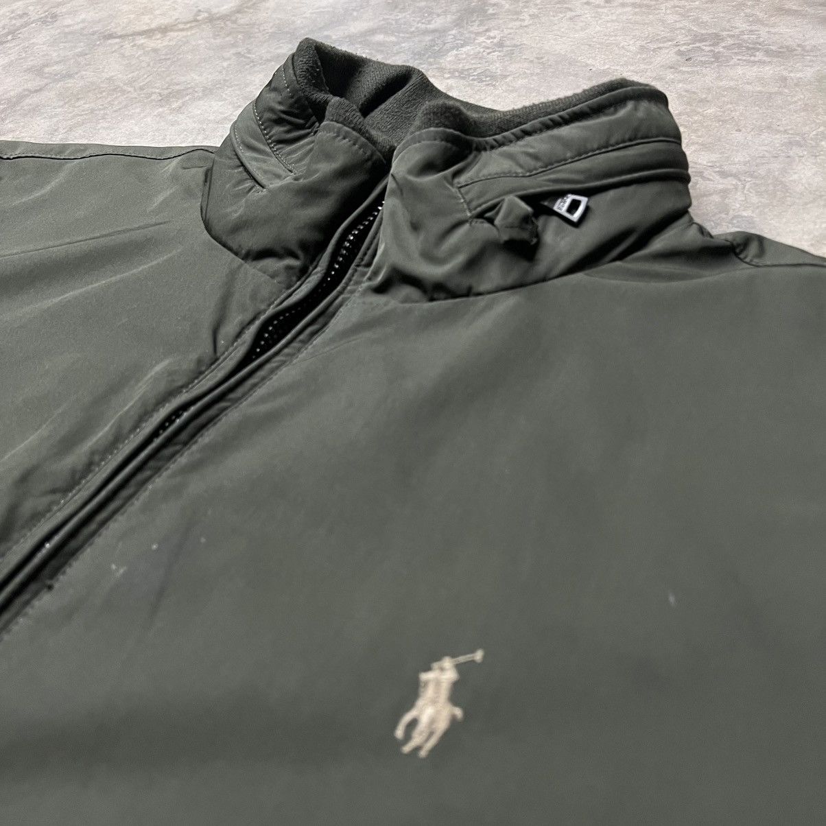 Polo Ralph Lauren × Vintage Vintage 2000’s Polo Ralph Lauren Olive Windbreaker Jacket Size US XXL / EU 58 / 5 - 4 Thumbnail
