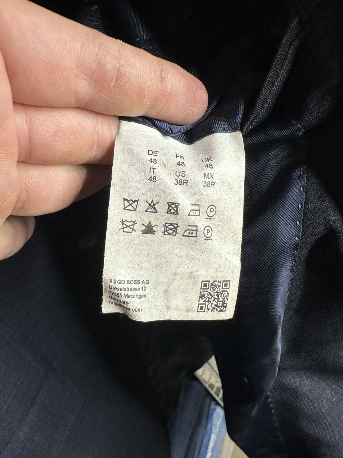 Hugo Boss Hugo Boss Tailored Wool Suit Blazer Jacket Size IT 48 Size 48R - 6 Thumbnail