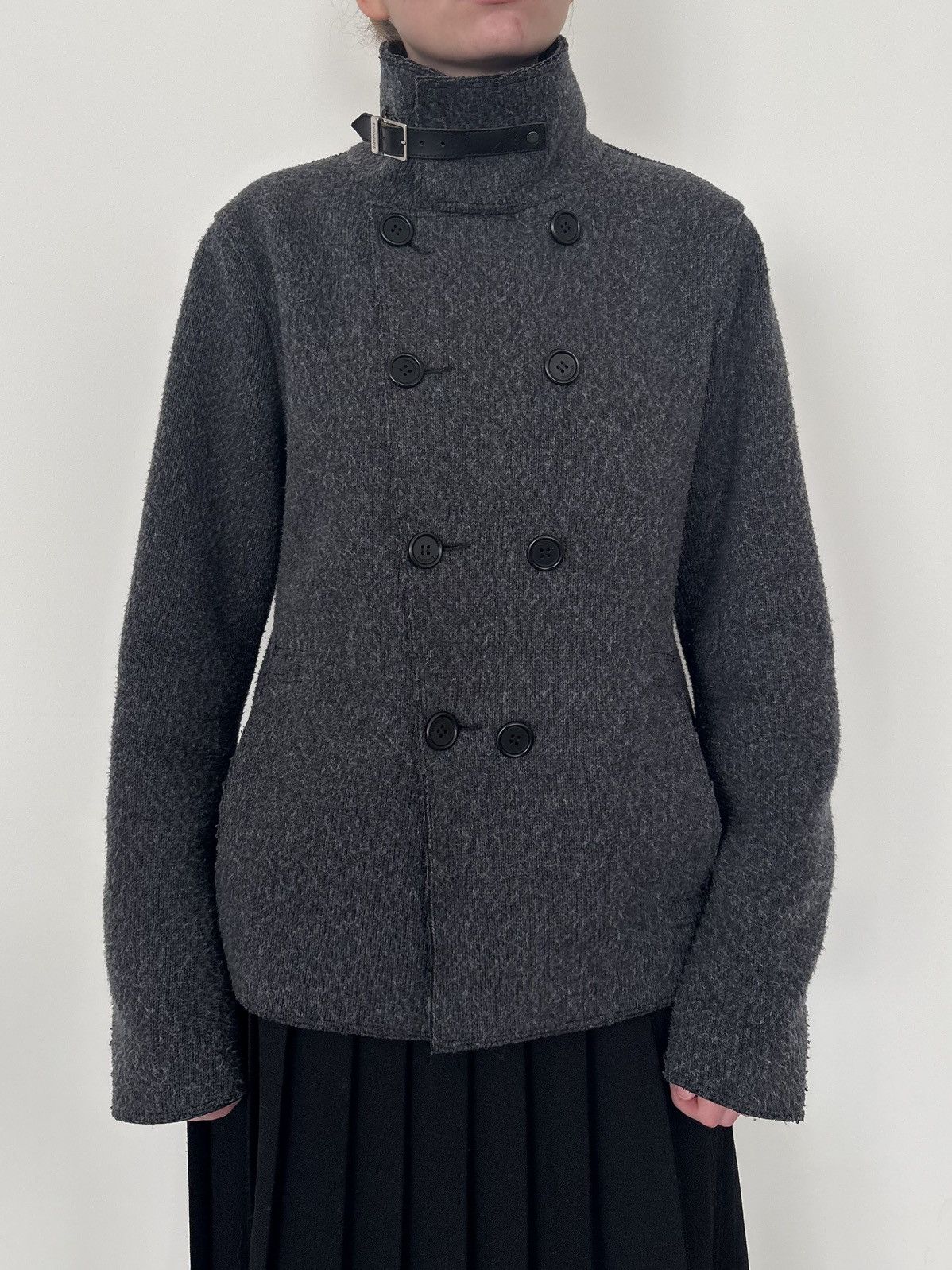 Dirk Bikkembergs grey woolblend Dirk Bikkembergs coat Size M / US 6-8 / IT 42-44 - 1 Thumbnail