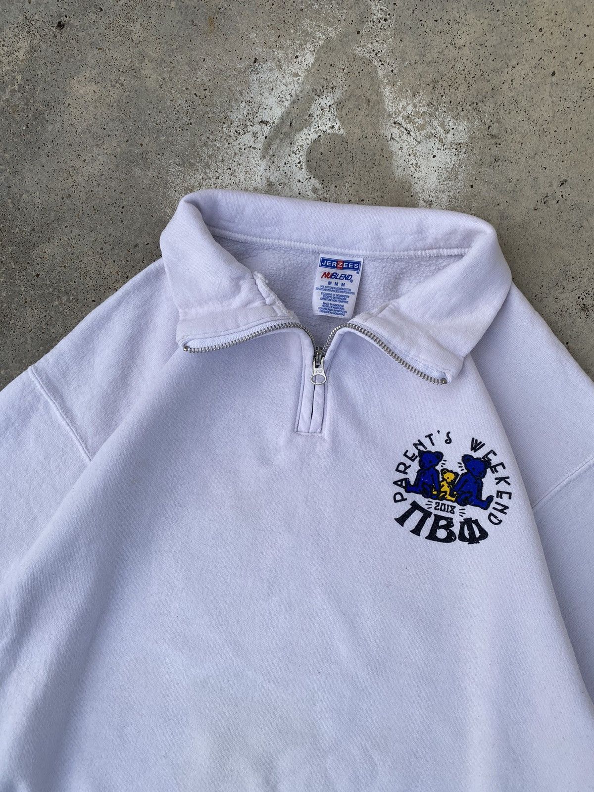 Vintage 2000s College Parody Grateful Dead Half Zipper Sweatshirt Size US M / EU 48-50 / 2 - 5 Thumbnail
