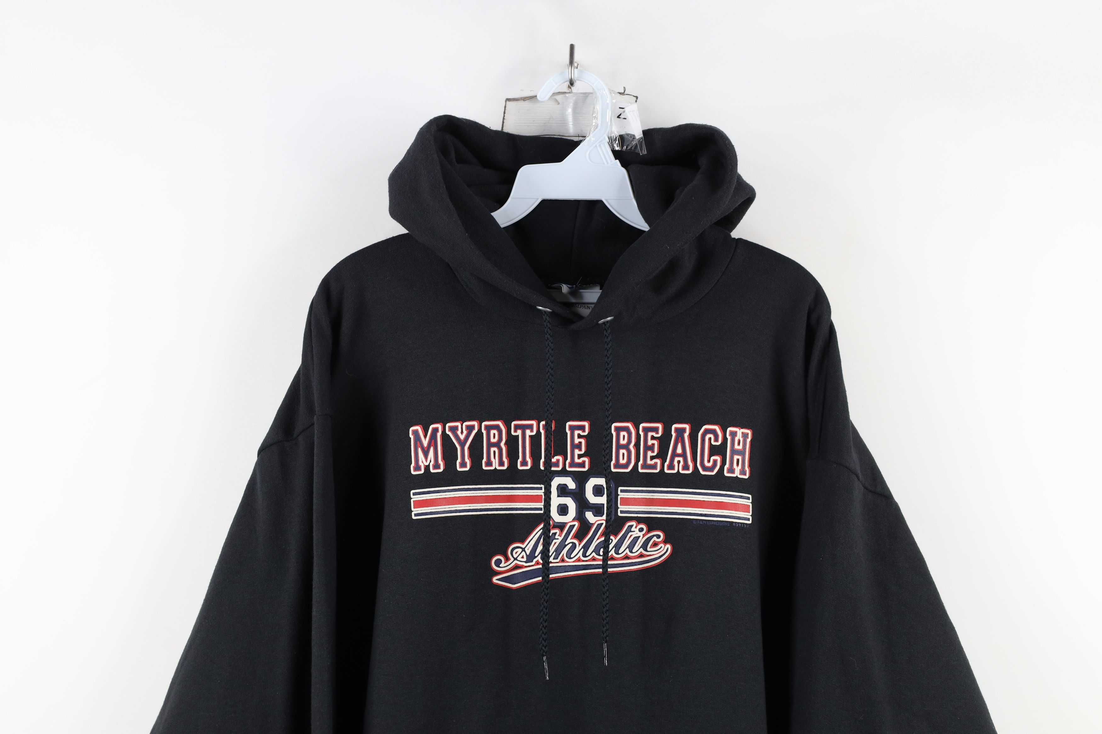 Vintage Vintage 90s Streetwear Myrtle Athletic Hoodie Sweatshirt Size US XL / EU 56 / 4 - 2 Thumbnail