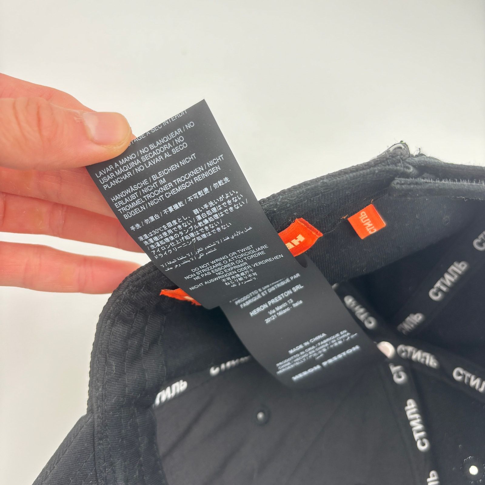 Heron Preston Heron Preston CTNMB Logo Baseball Cap Adjustable Hat Size ONE SIZE - 9 Thumbnail
