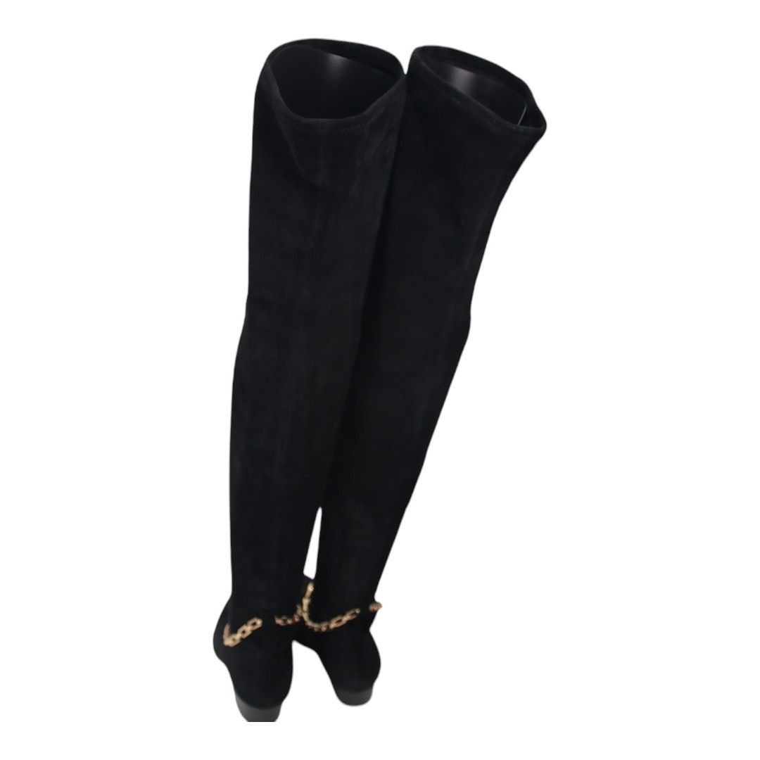 Other Stella Luna Over the Knee Suede Boots Size US 7 / IT 37 - 4 Thumbnail