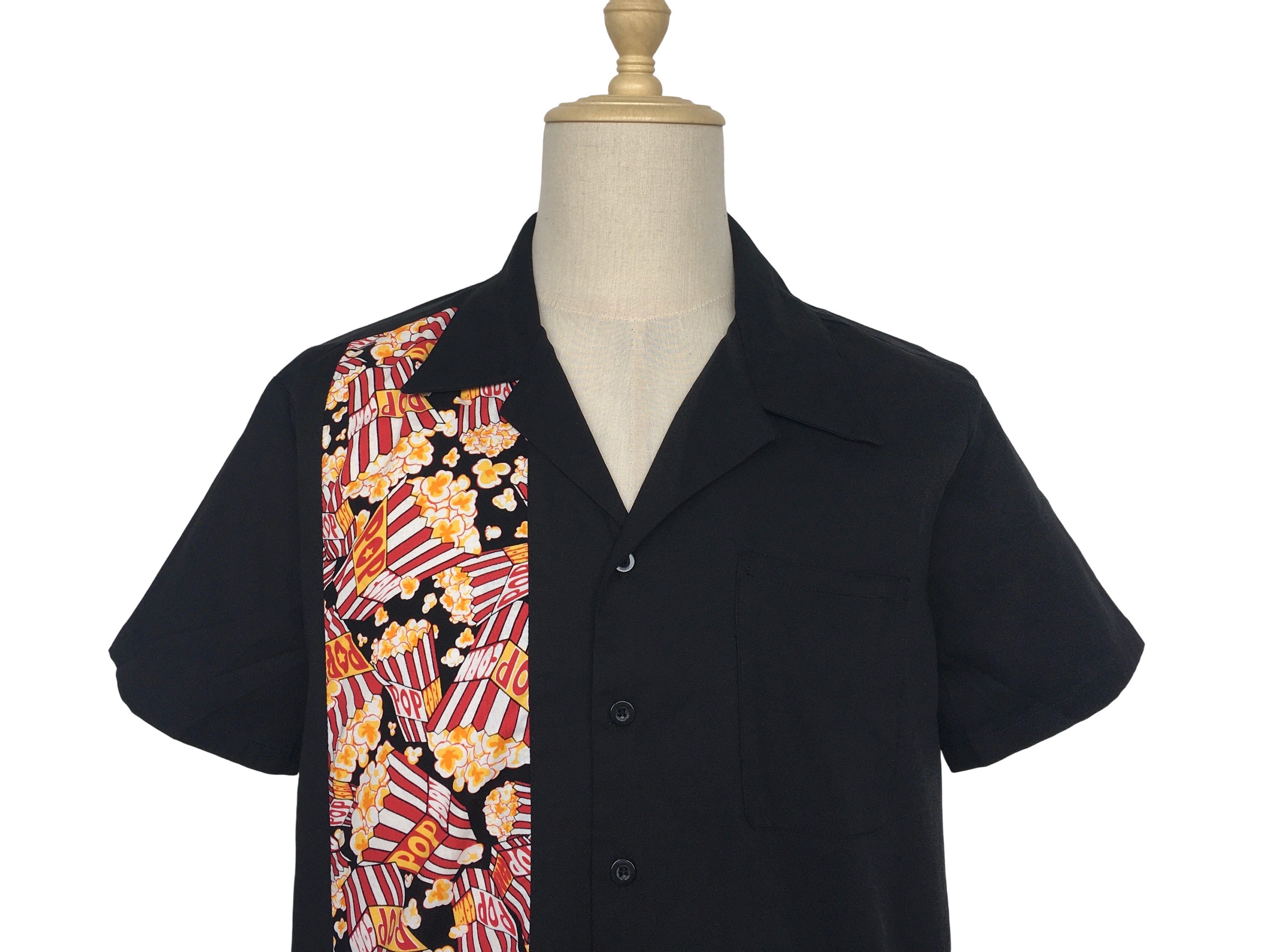 Other Men's Casual Shirts Popcorn Pattern Retro Style Size US L / EU 52-54 / 3 - 4 Thumbnail