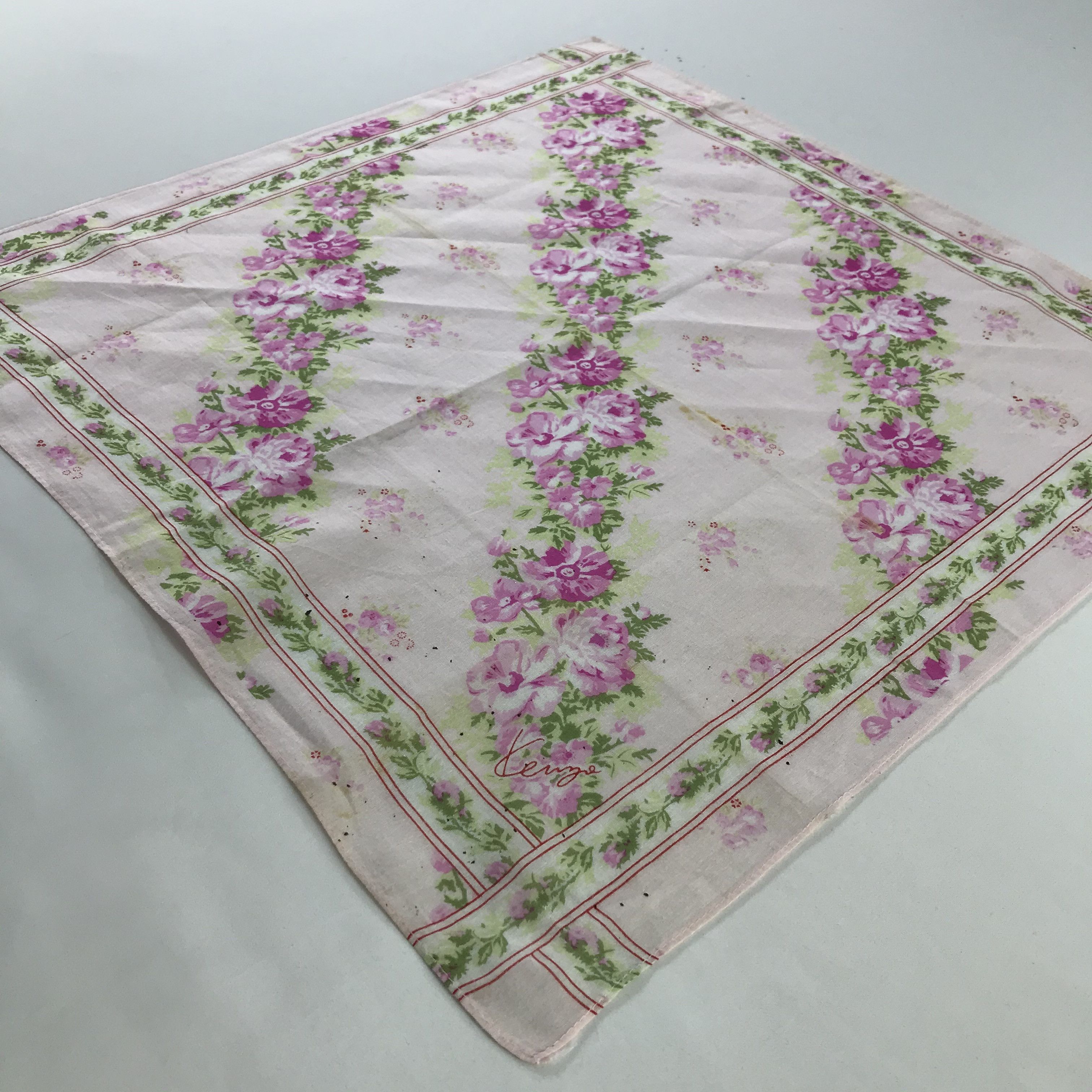 Kenzo × Vintage Kenzo Bandana / Handkerchief / Neckerchief - S428 Size ONE SIZE - 2 Thumbnail