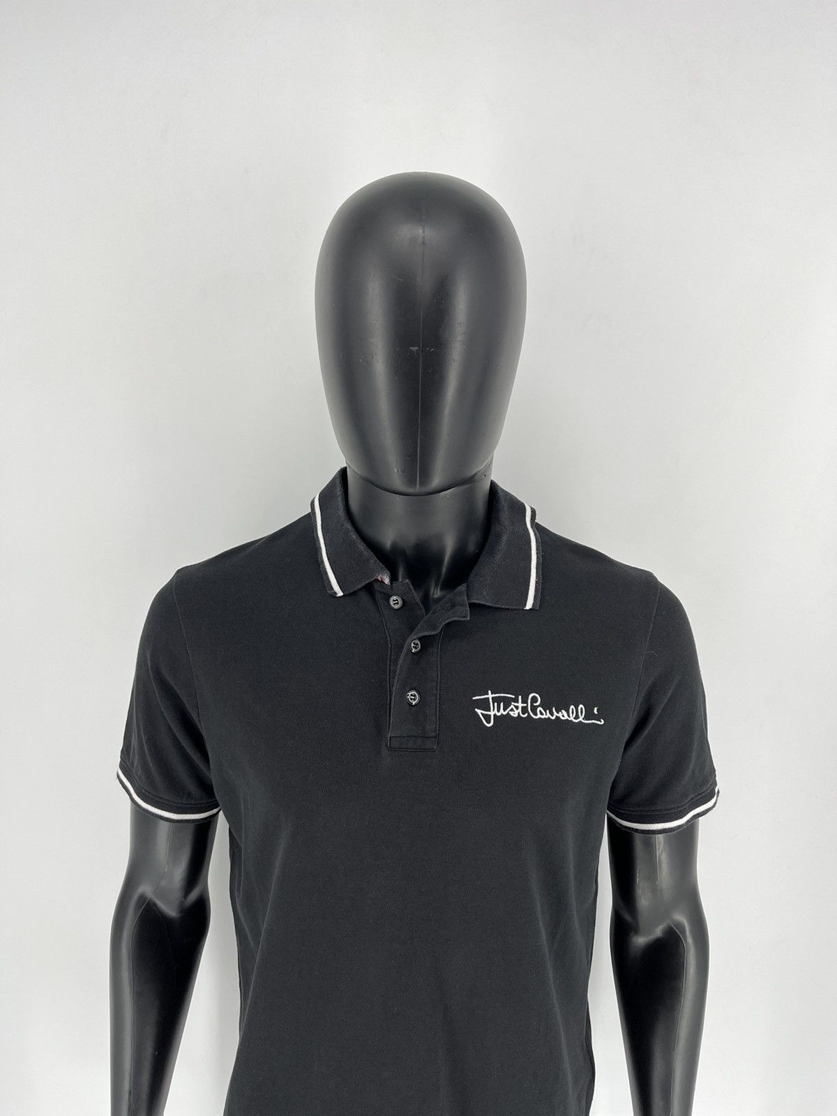Just Cavalli Vintage Just Cavalli Embroidered Logo Polo Shirt Size US L / EU 52-54 / 3 - 5 Thumbnail