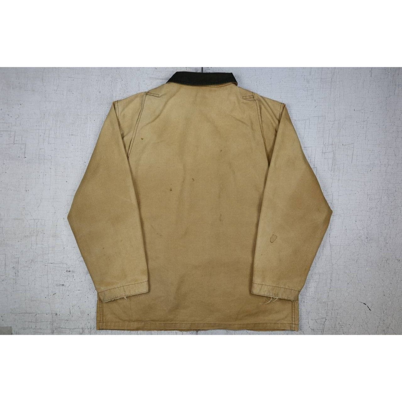 L.L. Bean VINTAGE 90s LL Bean Men's Beige Chore Jacket Size US L / EU 52-54 / 3 - 11 Thumbnail