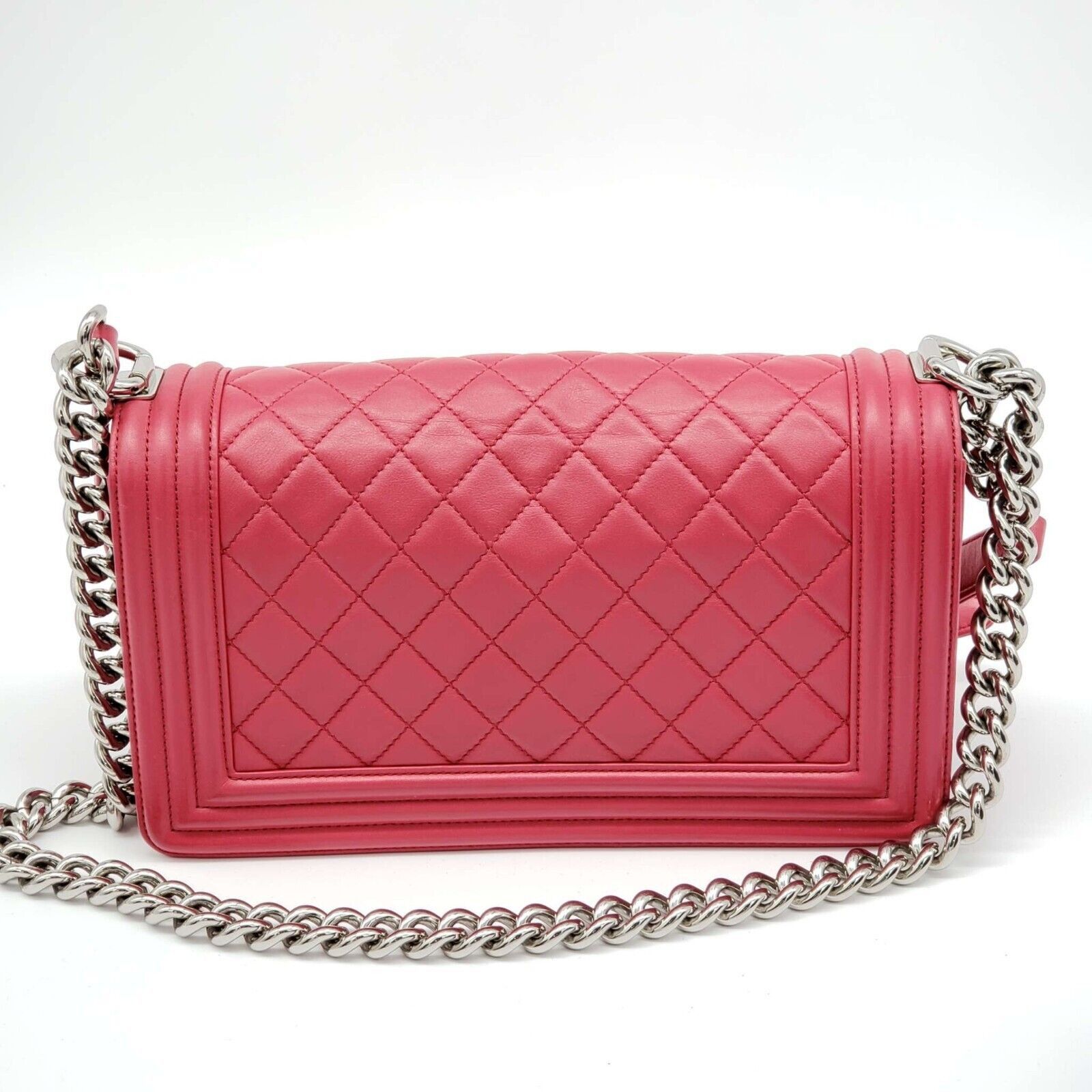 Chanel Authentic CHANEL Boy Leather Shoulder Bag 2550-080524 Size ONE SIZE - 3 Thumbnail