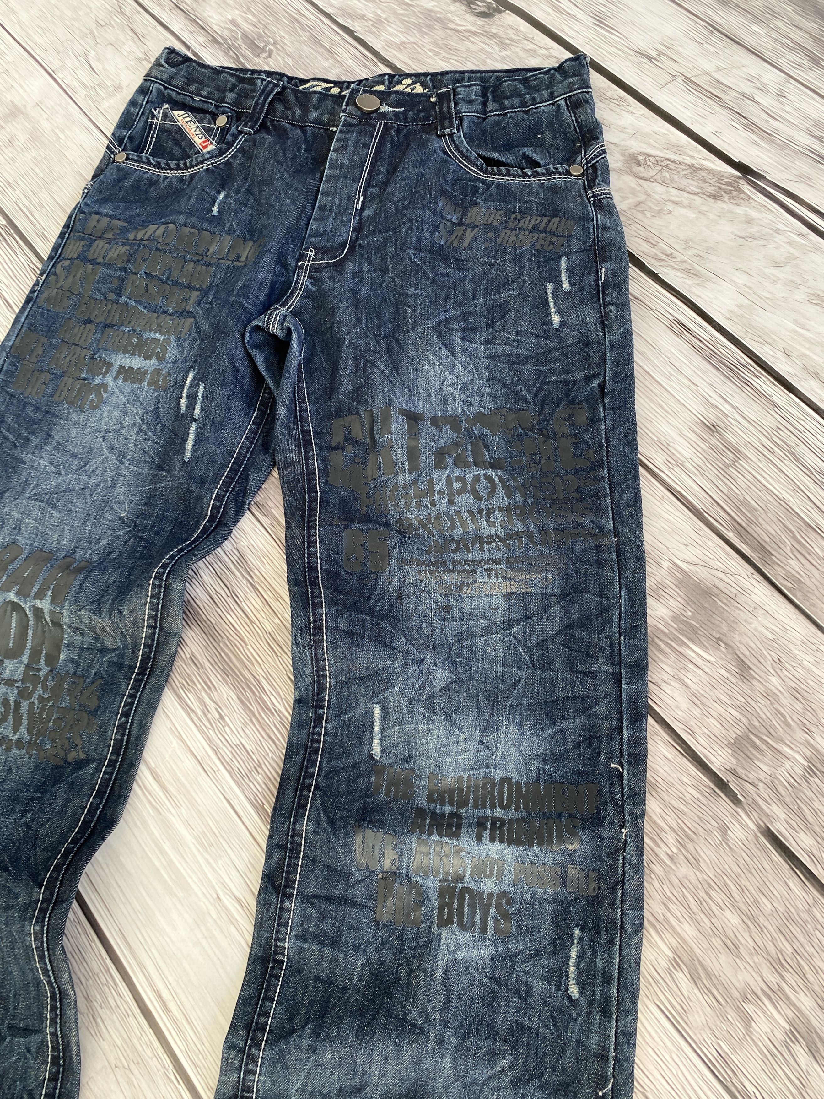 If Six Was Nine × Japanese Brand × Vintage Vintage Rick Owens Junya Watanabe Style Washed Jeans Size US 32 / EU 48 - 3 Thumbnail