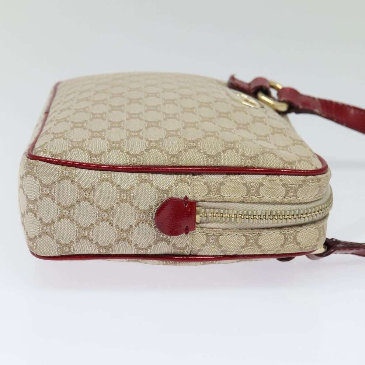 Celine CELINE Macadam Canvas Shoulder Bag Beige Gold Size ONE SIZE - 5 Thumbnail