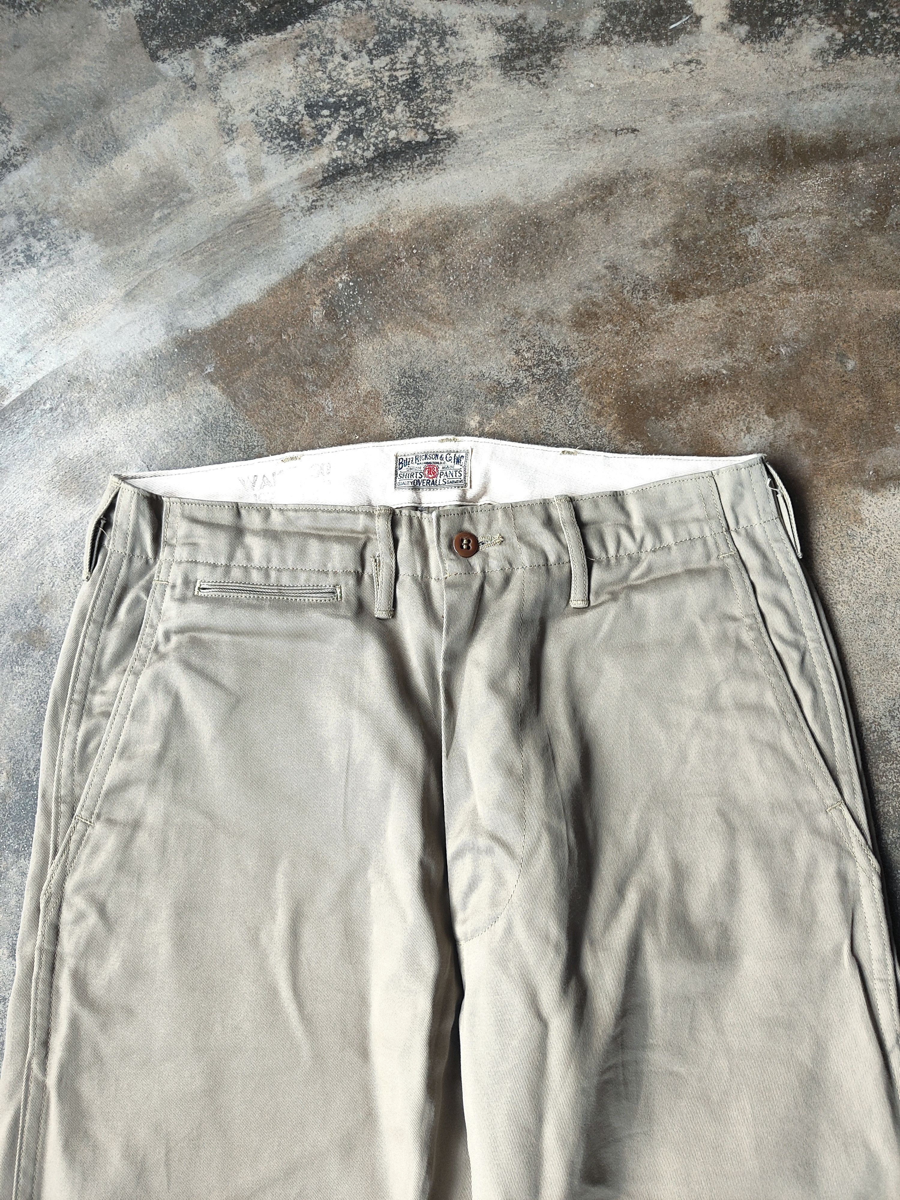 Buzz Rickson's Buzz Rickson's Original Spec Chinos Officer Pants Size US 30 / EU 46 - 2 Thumbnail
