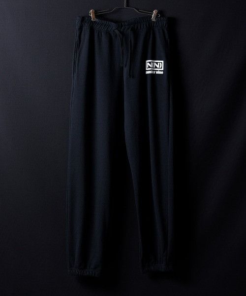Number (N)ine number nine N(N) SMALL LOGO SWEATPANTS Size US 32 / EU 48 - 1 Thumbnail