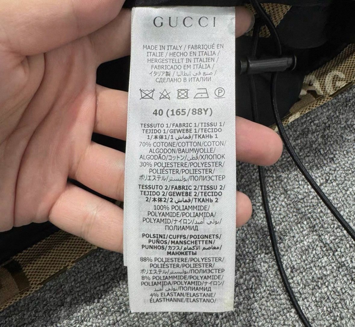 Gucci Gucci x Balenciaga Printed Jacket. Size M / US 6-8 / IT 42-44 - 4 Thumbnail