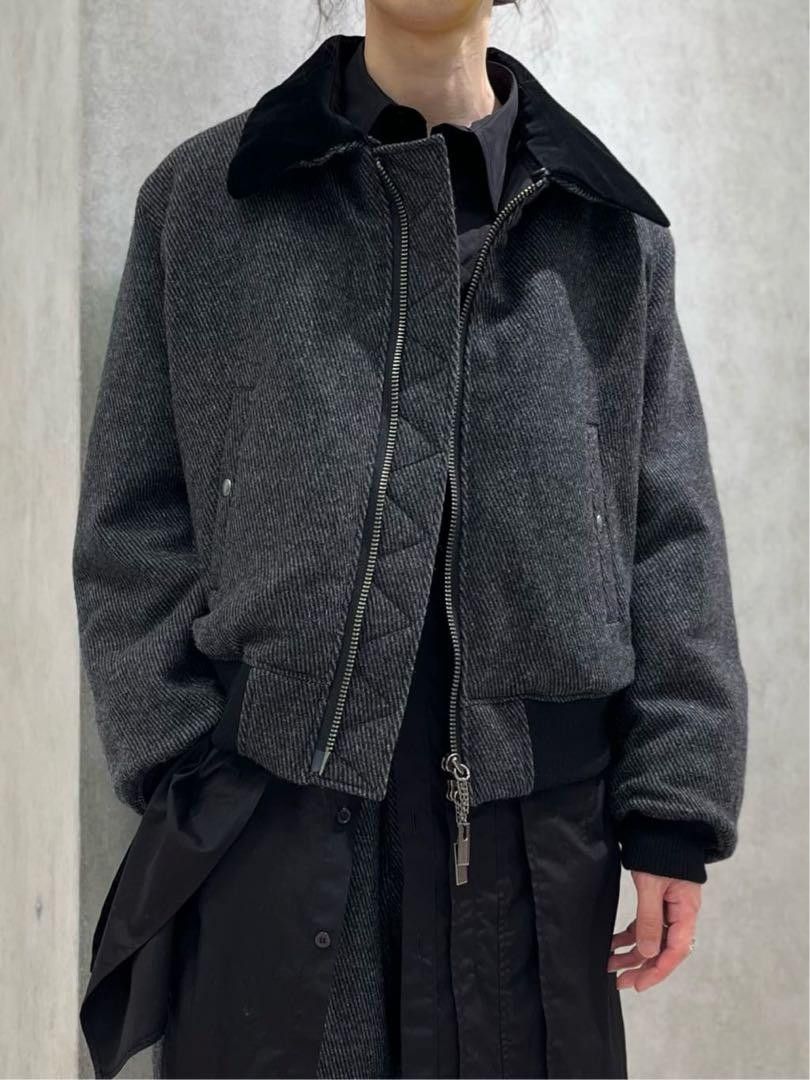 Yohji Yamamoto Pour Homme 24AW Look16 Flight Jacket
