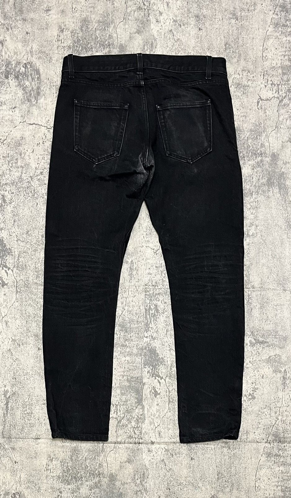 Saint Laurent Paris Saint Laurent Jeans Black Denim Size US 31 - 6 Thumbnail