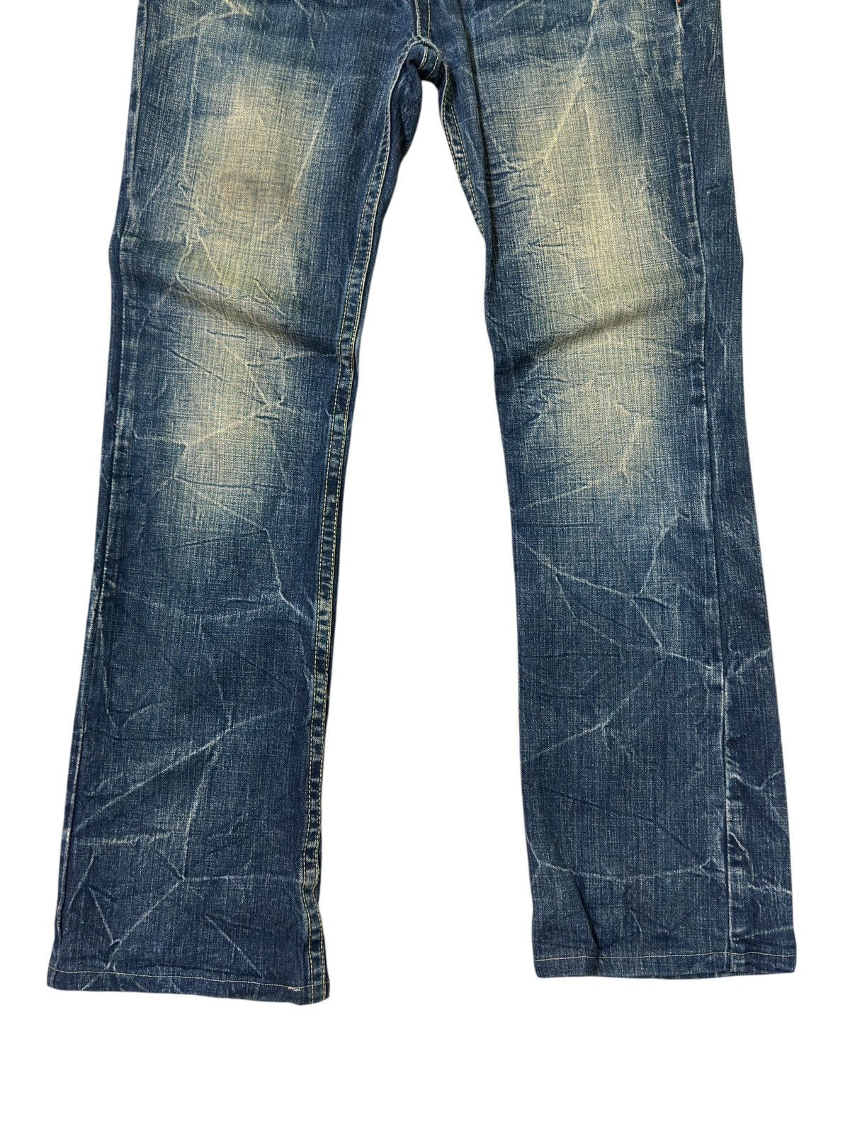Hysteric Glamour × Japanese Brand × Seditionaries Flared PURE PARADISE Seditionaries Mud Wash Claw Mark Design Size US 30 / EU 46 - 6 Thumbnail