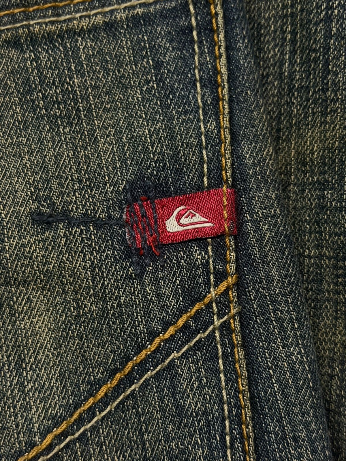 Quiksilver Vintage Y2K Quiksilver QuikJean Japanese Denim Jeans | W35 Size US 35 - 15 Thumbnail