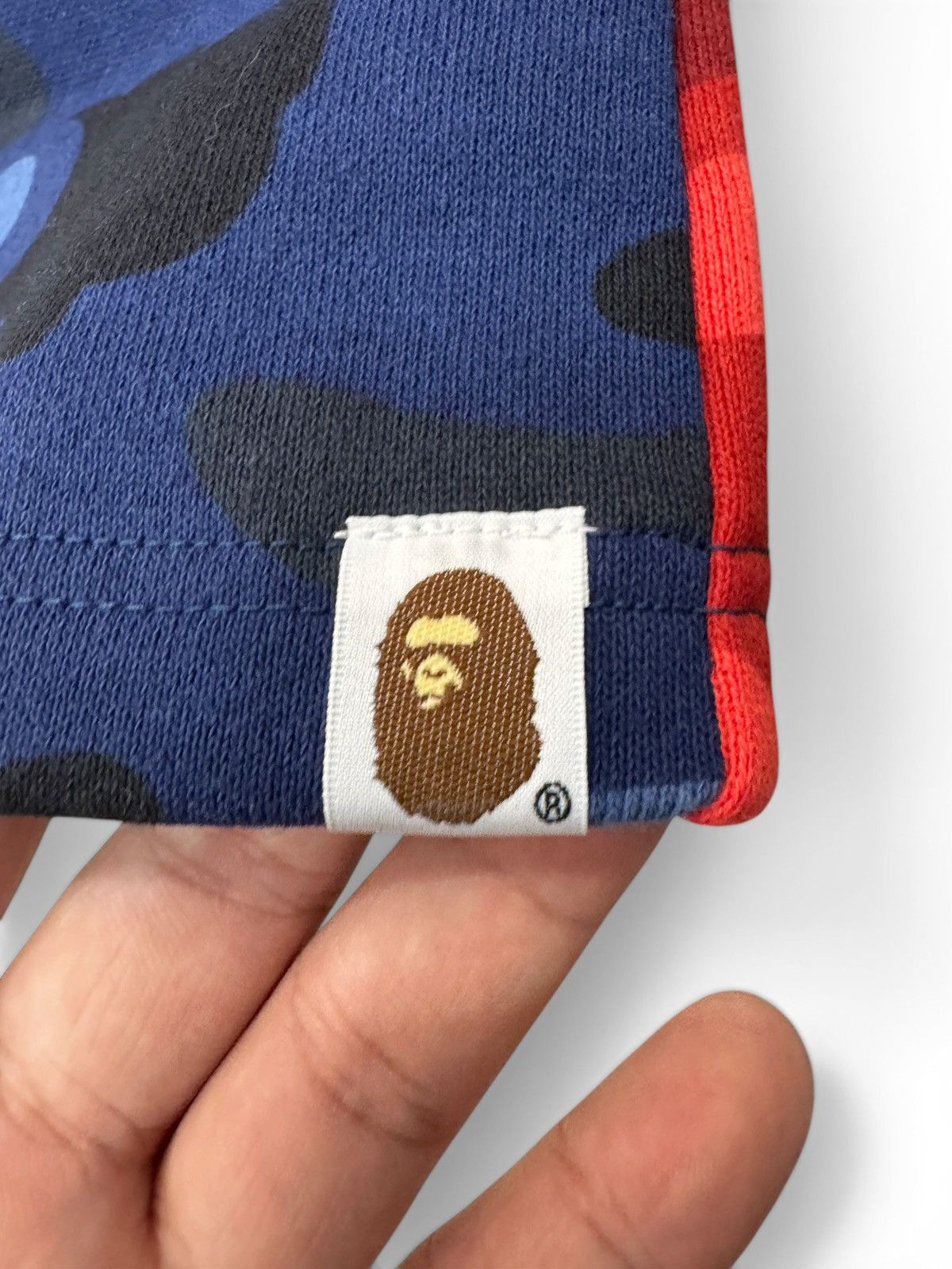 Bape Bape Blue Multicolor Shark Shorts Size US 34 / EU 50 - 2 Thumbnail