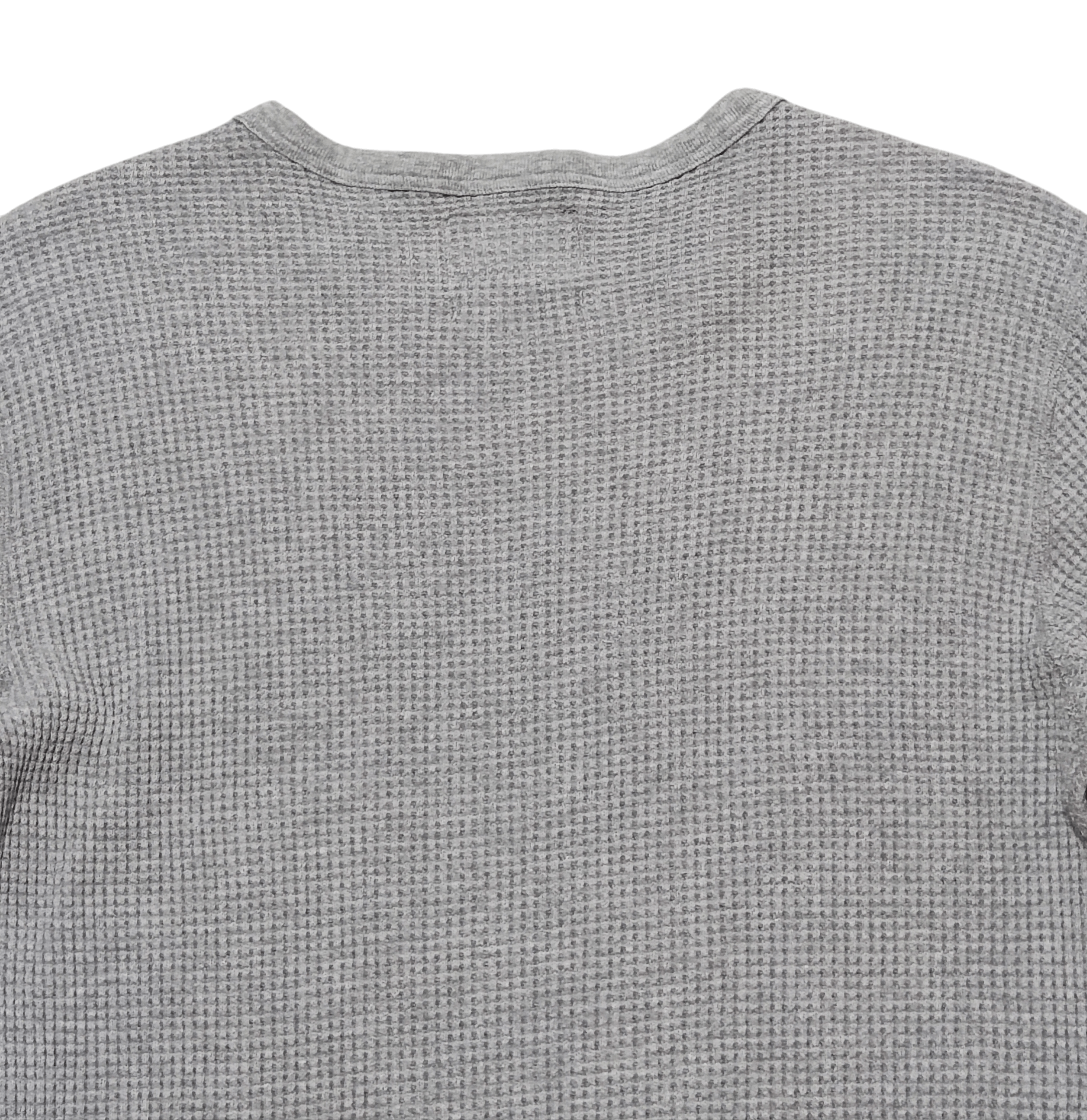 Beams Plus BEAMS Japan Waffle Knit Thermal Long Sleeve Heather Grey Size M / US 6-8 / IT 42-44 - 7 Thumbnail