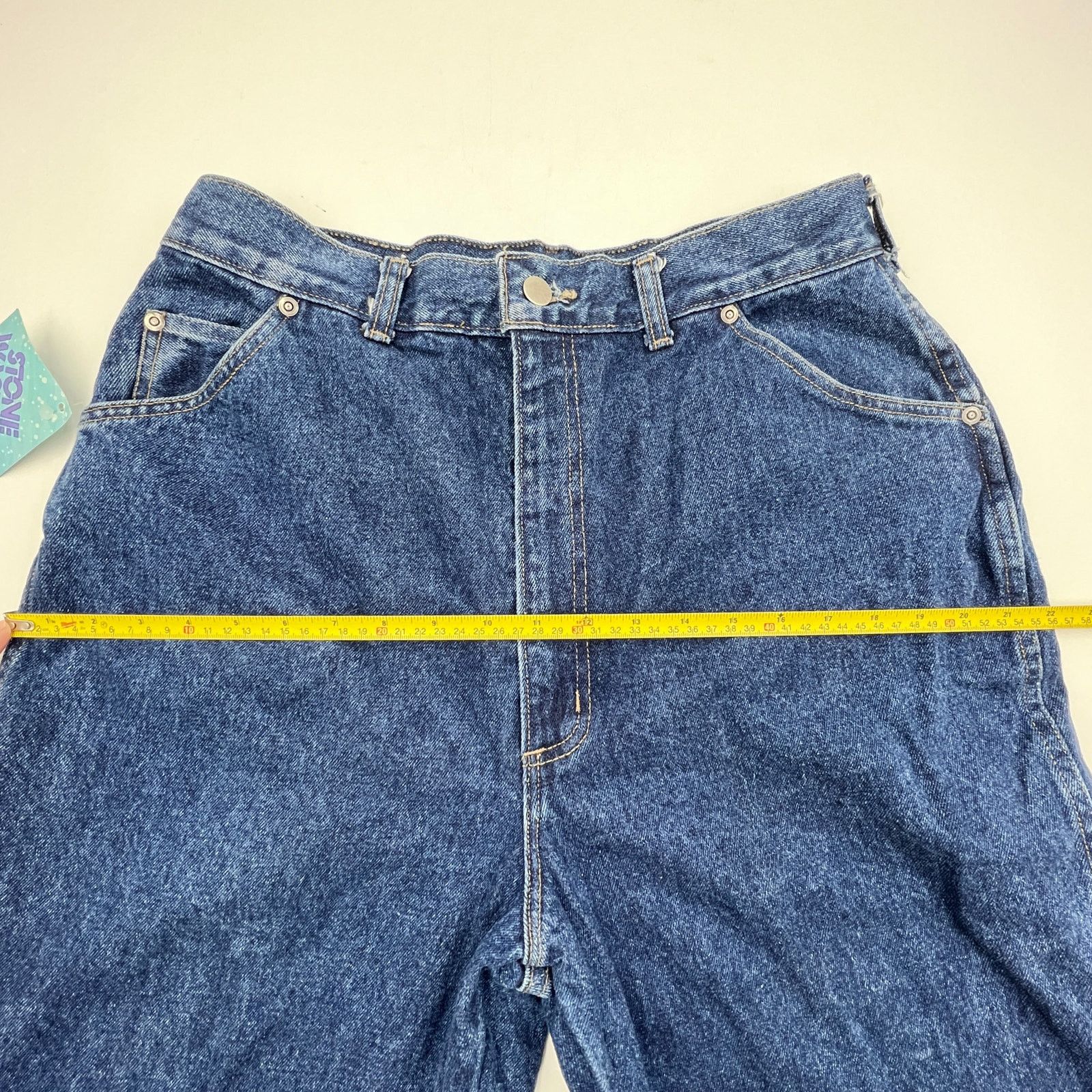 Vintage Vintage 80s Avon Fashions Jeans Stone Washed High Waisted Size 33" - 4 Thumbnail
