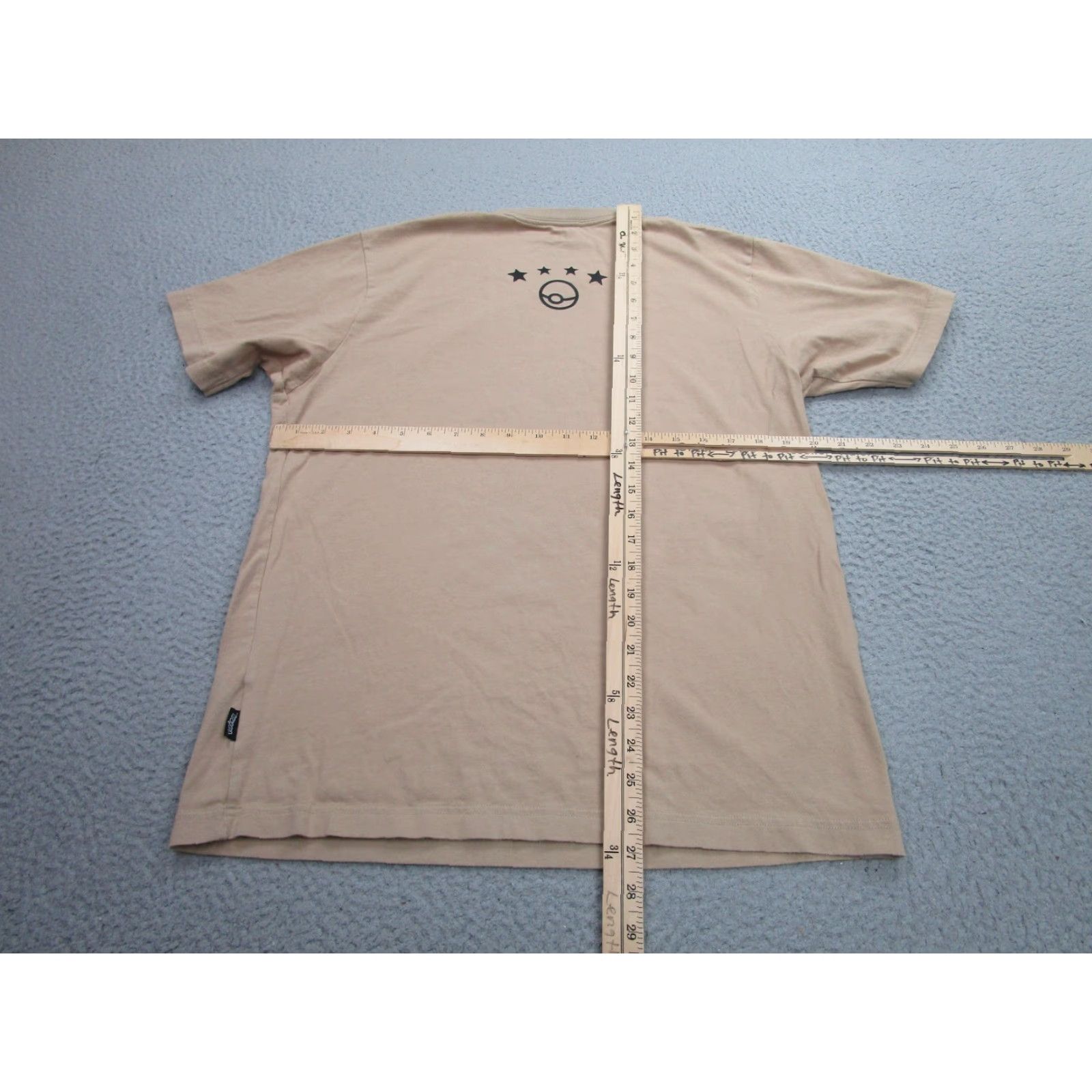Uniqlo Uniqlo Shirt Mens Medium Tan Pokemon Gotta Catch Em All Graphic Print 2020 Short Sleeve Crew Neck Size US M / EU 48-50 / 2 - 6 Thumbnail