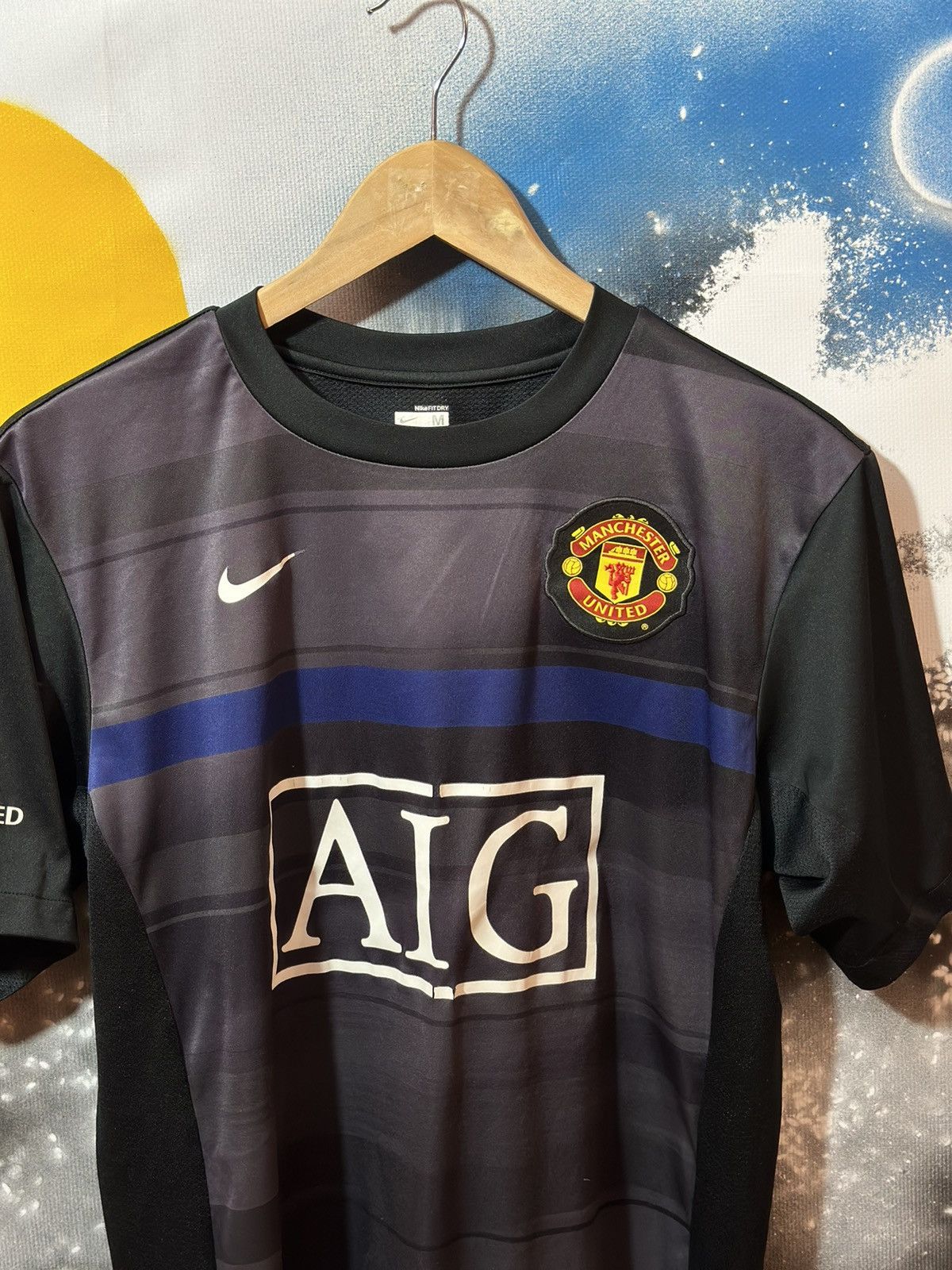 Nike Vintage Manchester United training jersey 2009 Nike Size US M / EU 48-50 / 2 - 2 Thumbnail